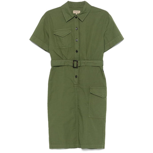 Woolrich belted waist shirt dress Dresses