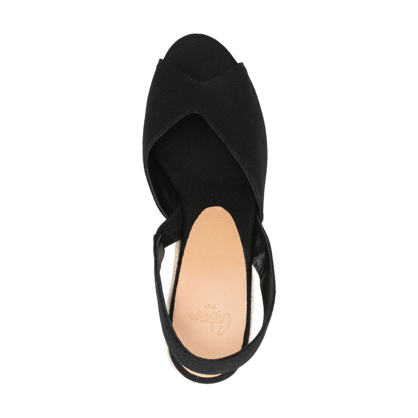 Castaner Flat shoes Black Espadrilles Castaner Black