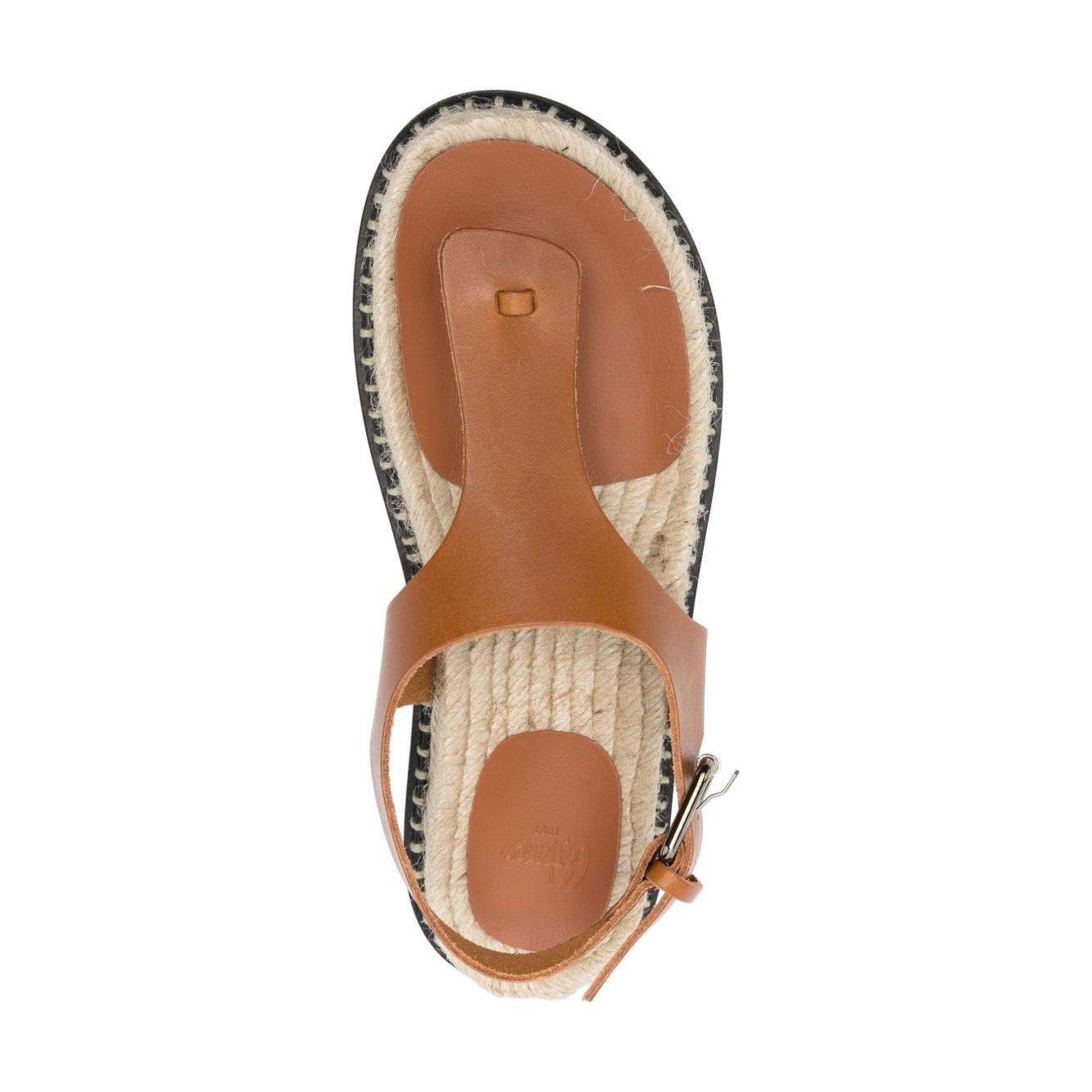 Castaner Sandals Leather Brown Sandals Castaner Sienna