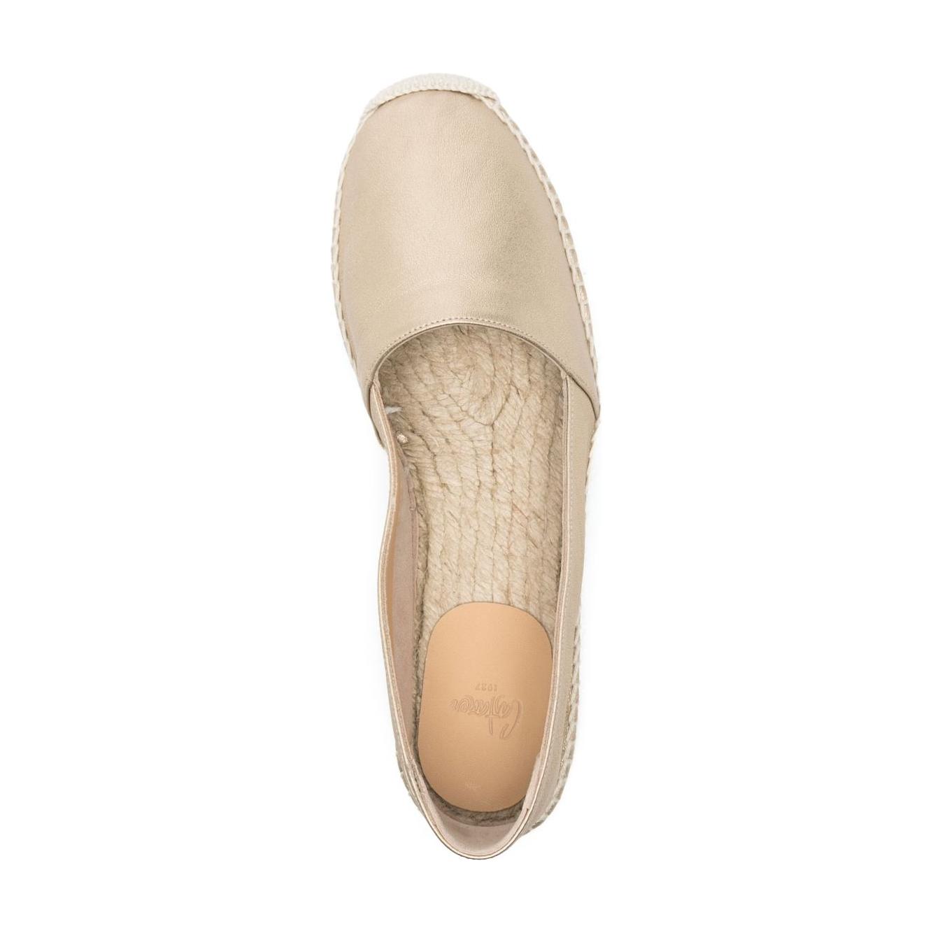 Castaner Flat shoes Golden Espadrilles Castaner Tan