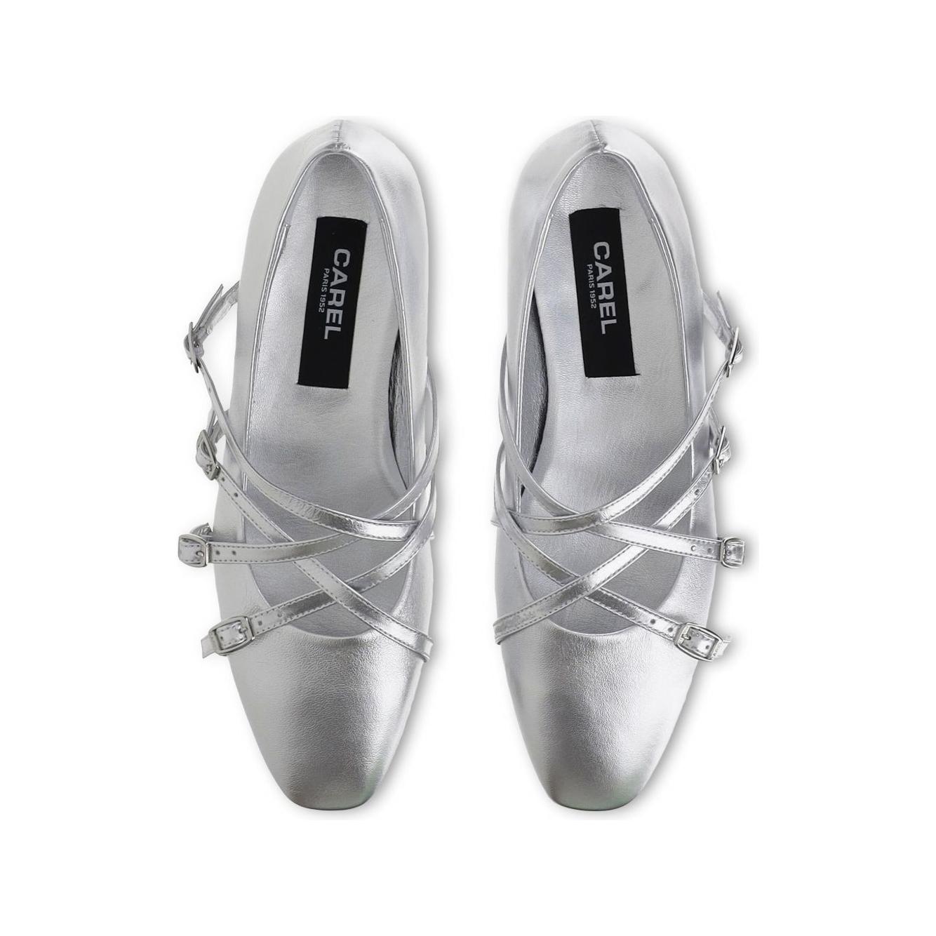 CAREL PARIS Flat shoes Silver Flat Shoes Carel Paris Gray