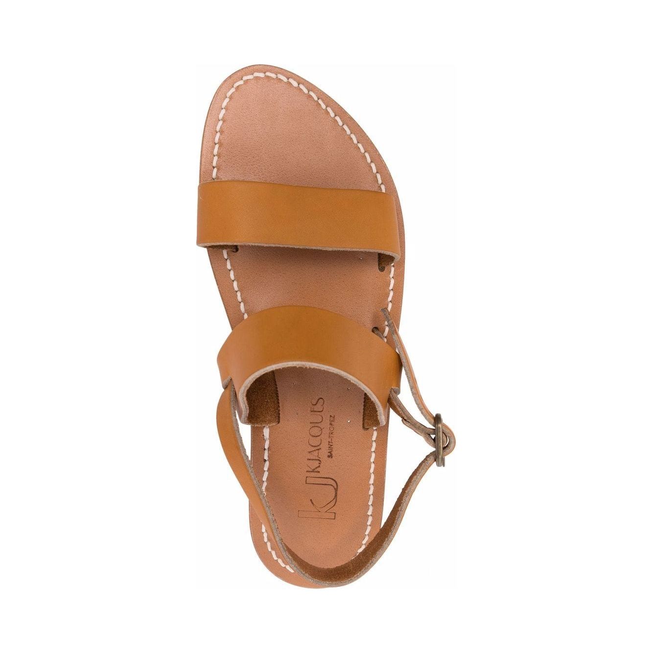 K Jacques St Tropez Sandals Leather Brown Sandals K Jacques St Tropez Sienna