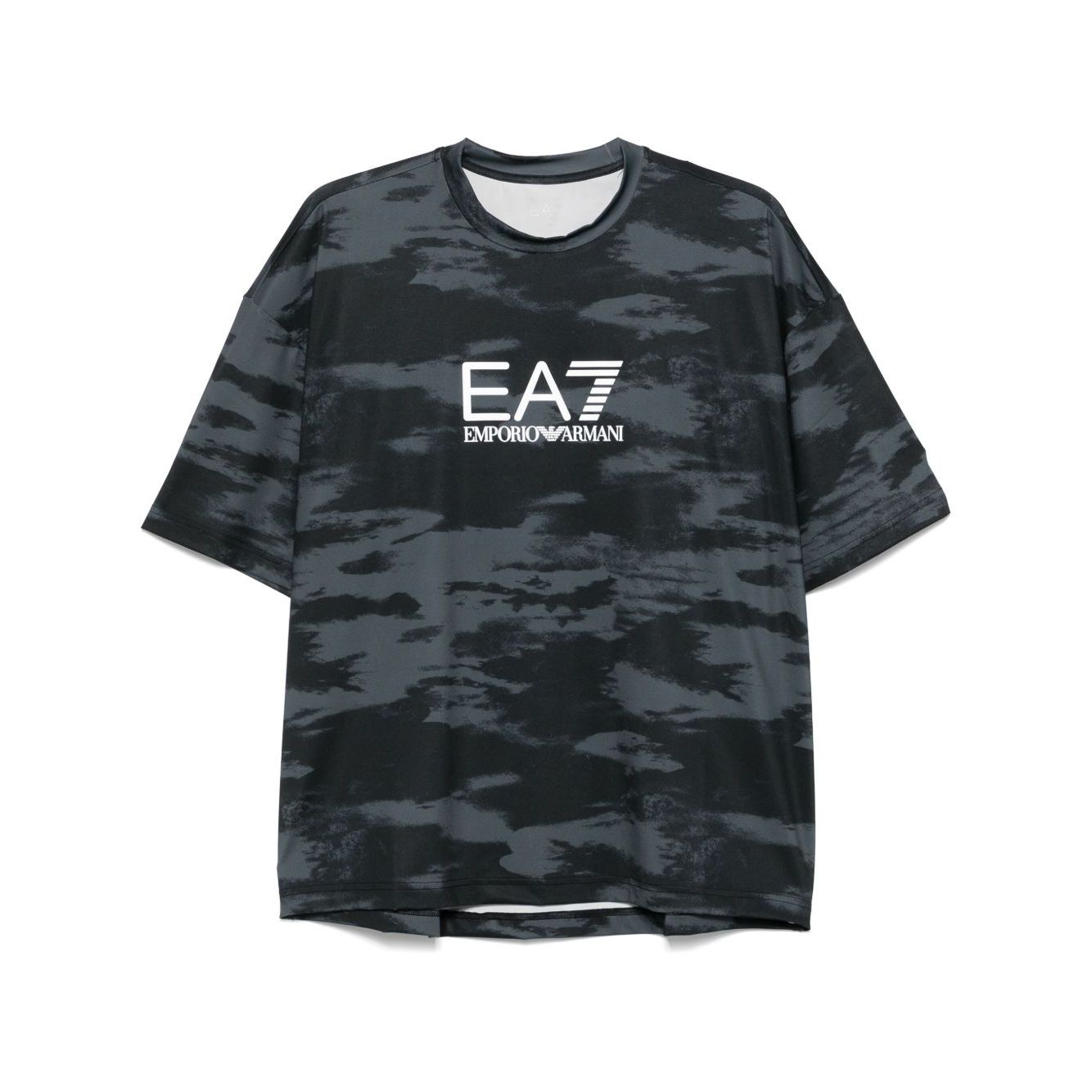 EA7 T-shirts and Polos Black Topwear