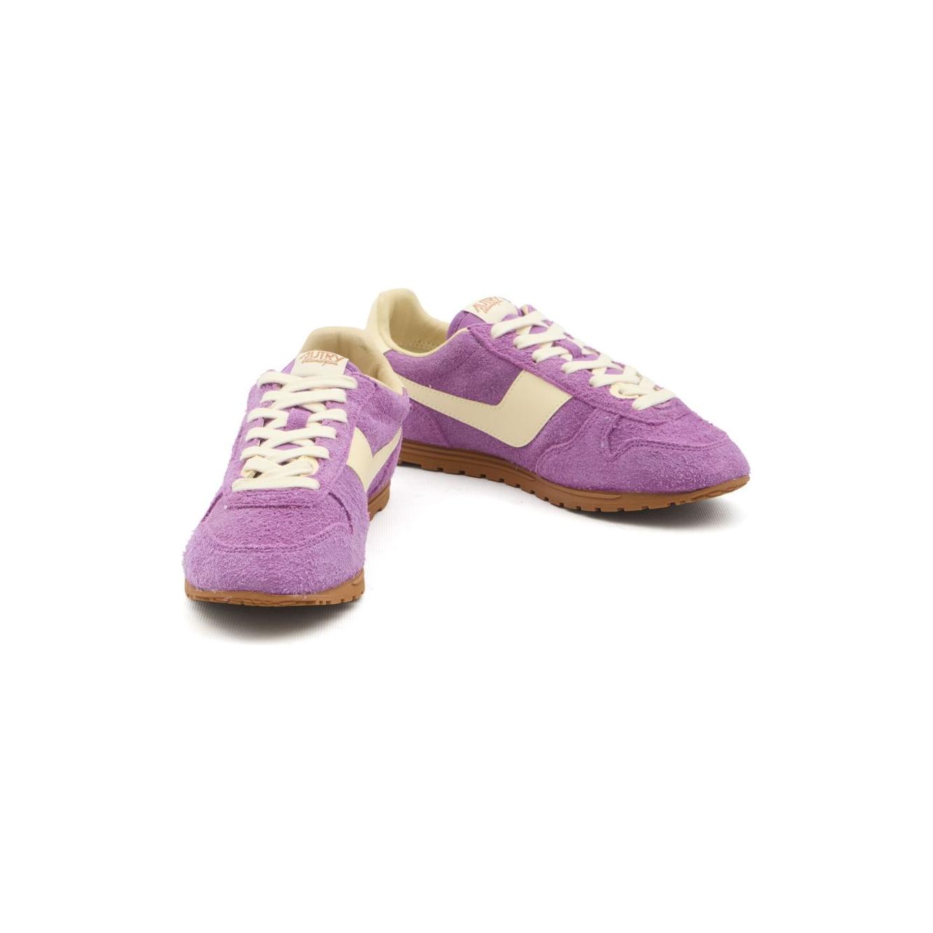 Autry Windspin in suede & Leather Sneakers Autry Rosy Brown