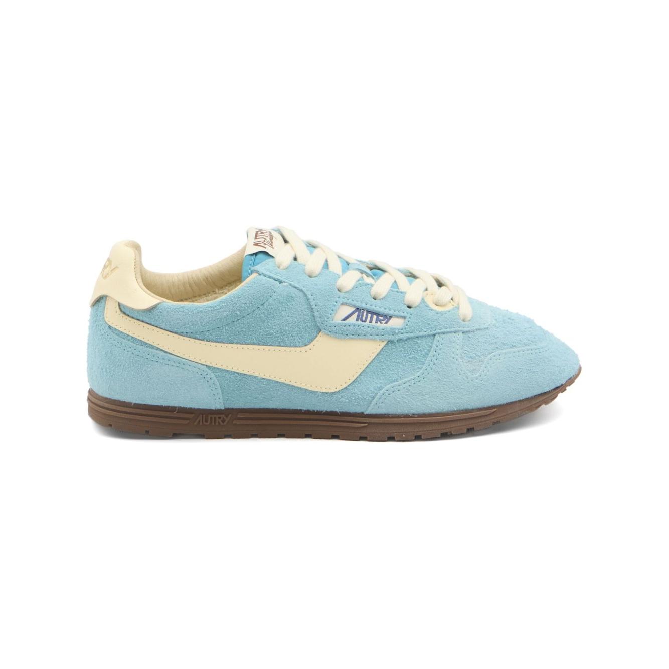 Autry Windspin in suede & Leather Sneakers Autry Gray