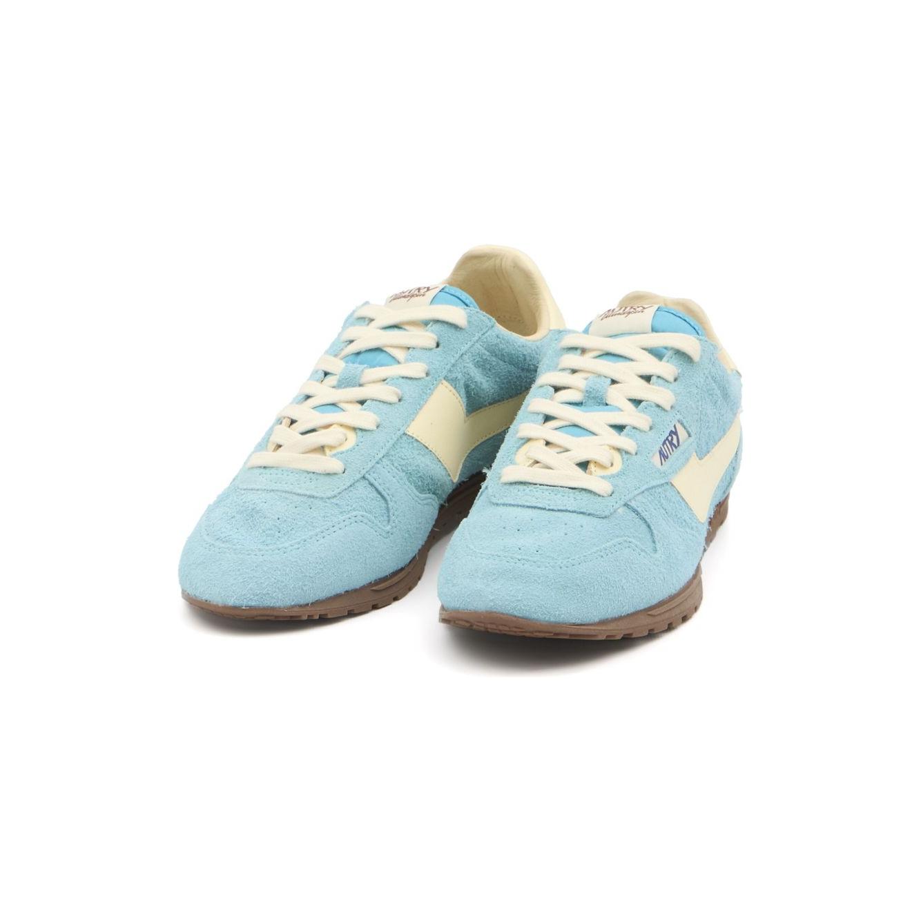 Autry Windspin in suede & Leather Sneakers Autry Light Gray