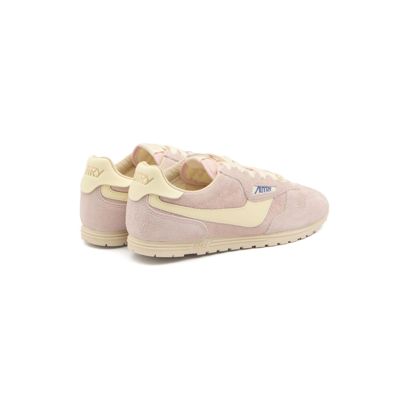 Autry Windspin in suede & Leather Sneakers Autry Light Gray