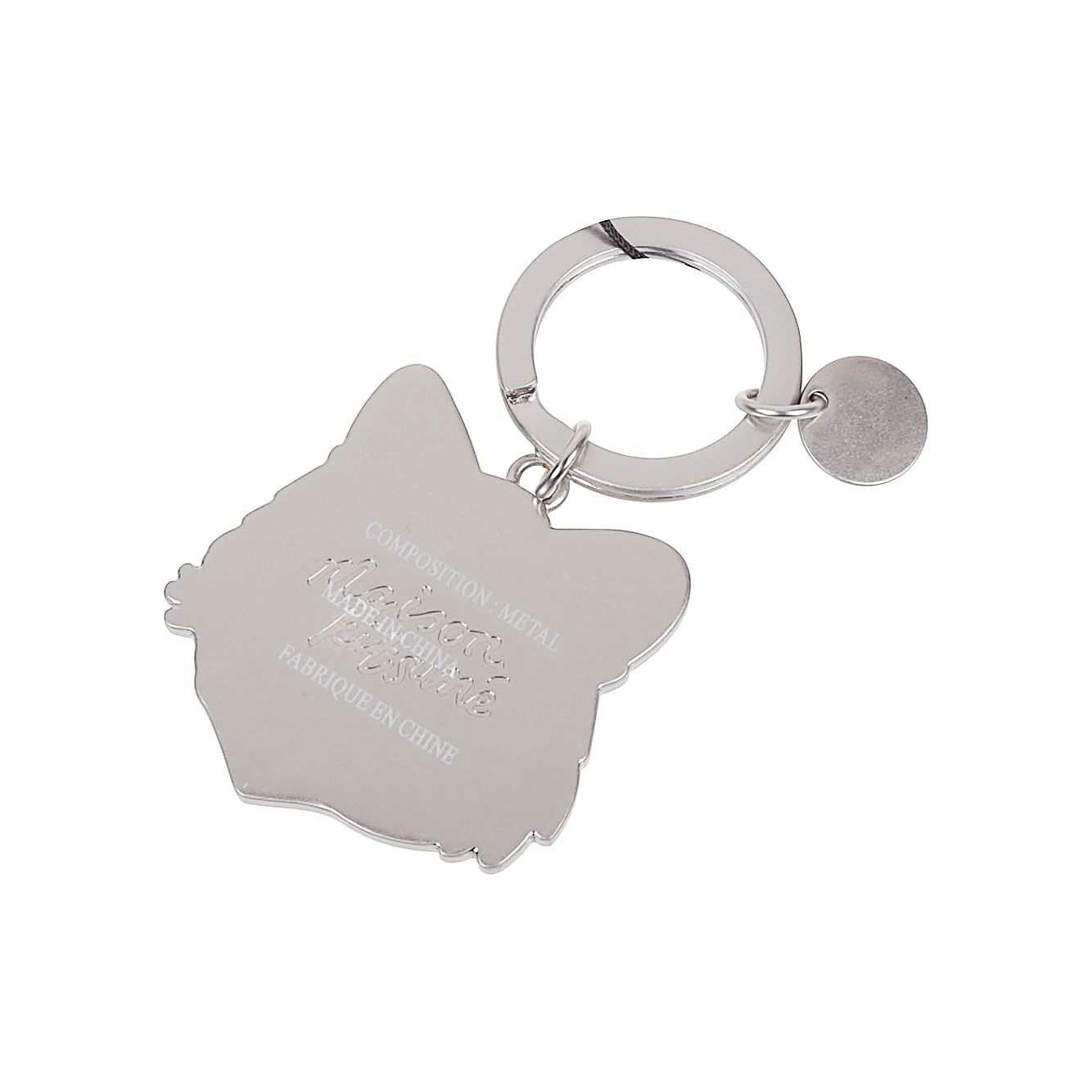 MAISON KITSUNE' Keychains Yellow Small Leather Goods Maison Kitsune Gray