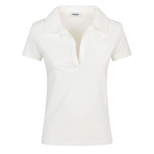 Base T-shirts and Polos White Topwear
