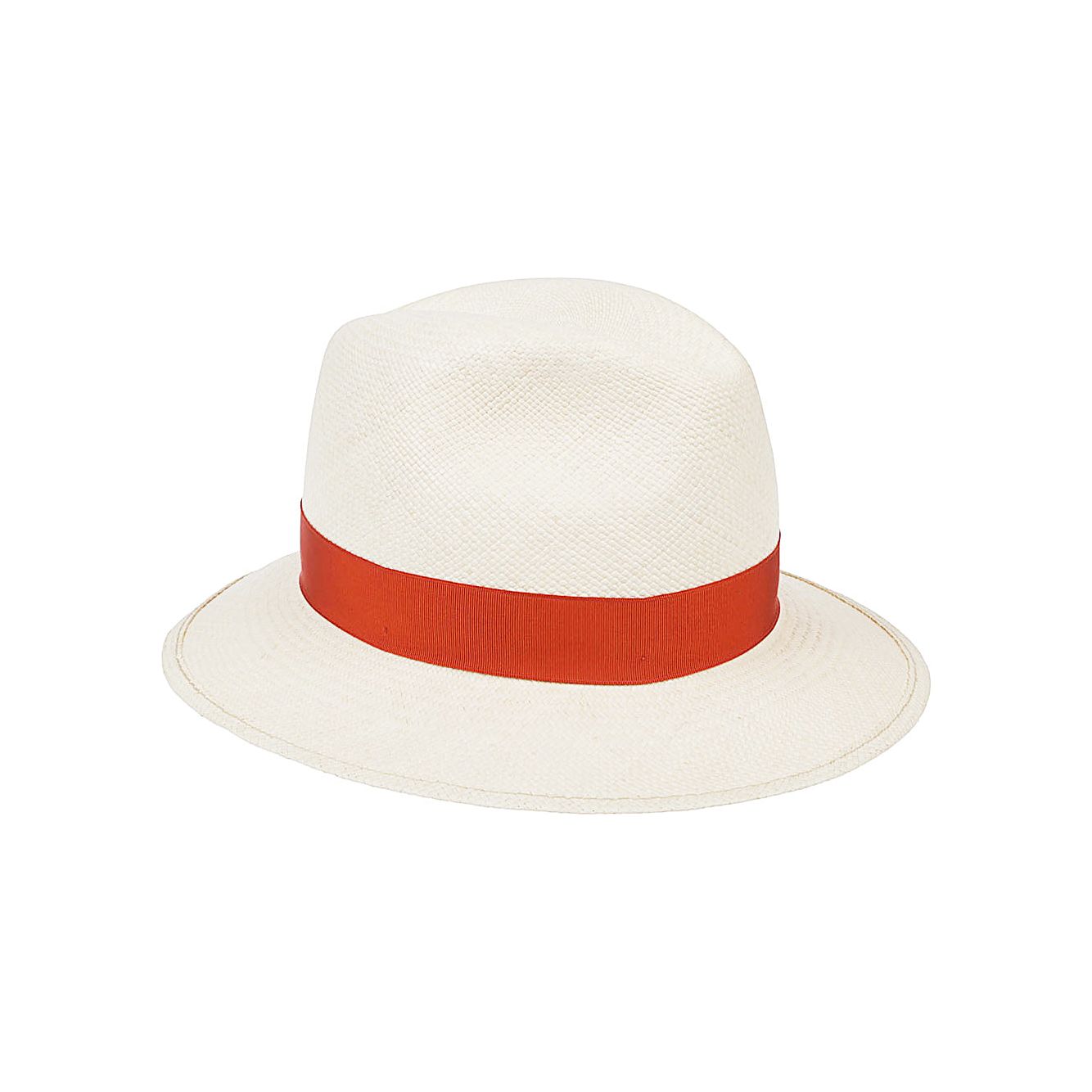 Borsalino Hats Orange Scarves Hats & Gloves Borsalino Antique White
