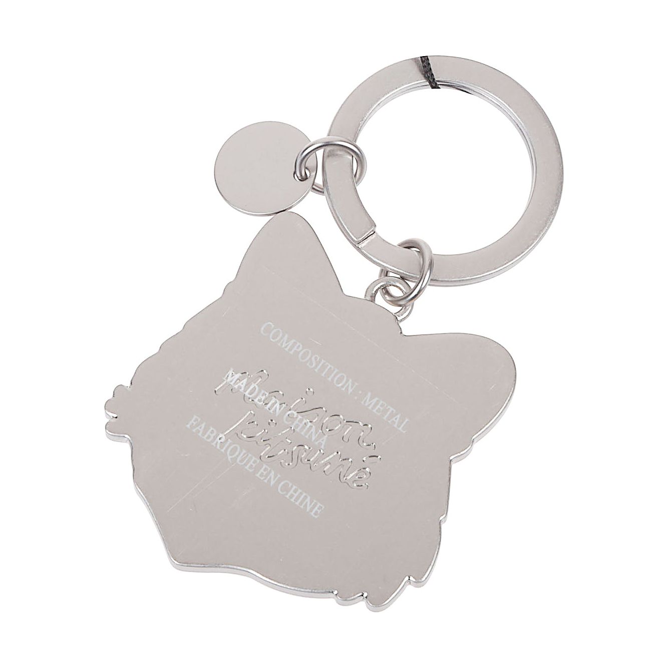 MAISON KITSUNE' Keychains Green Small Leather Goods Maison Kitsune Gray