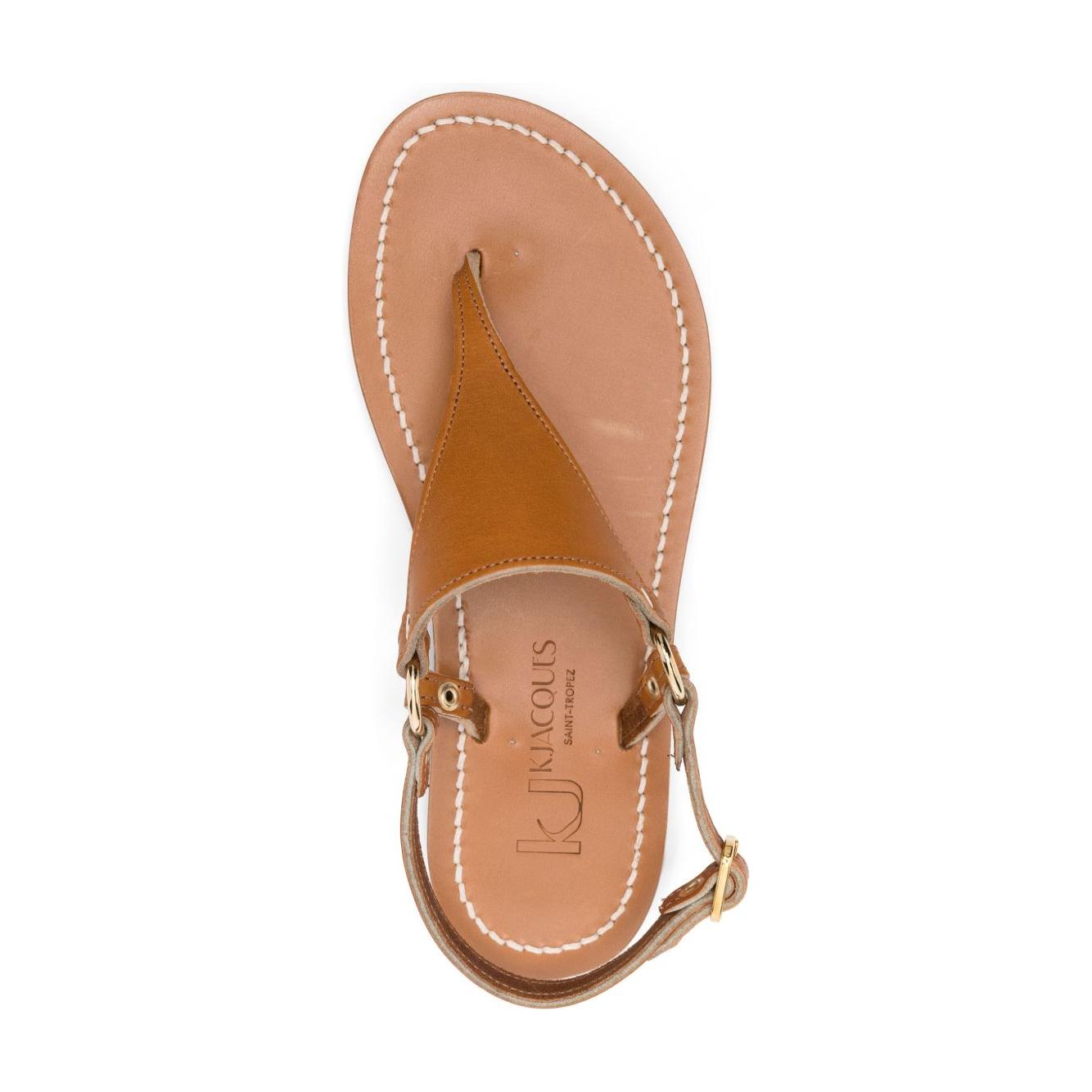 K Jacques St Tropez Sandals Leather Brown Sandals K Jacques St Tropez Rosy Brown