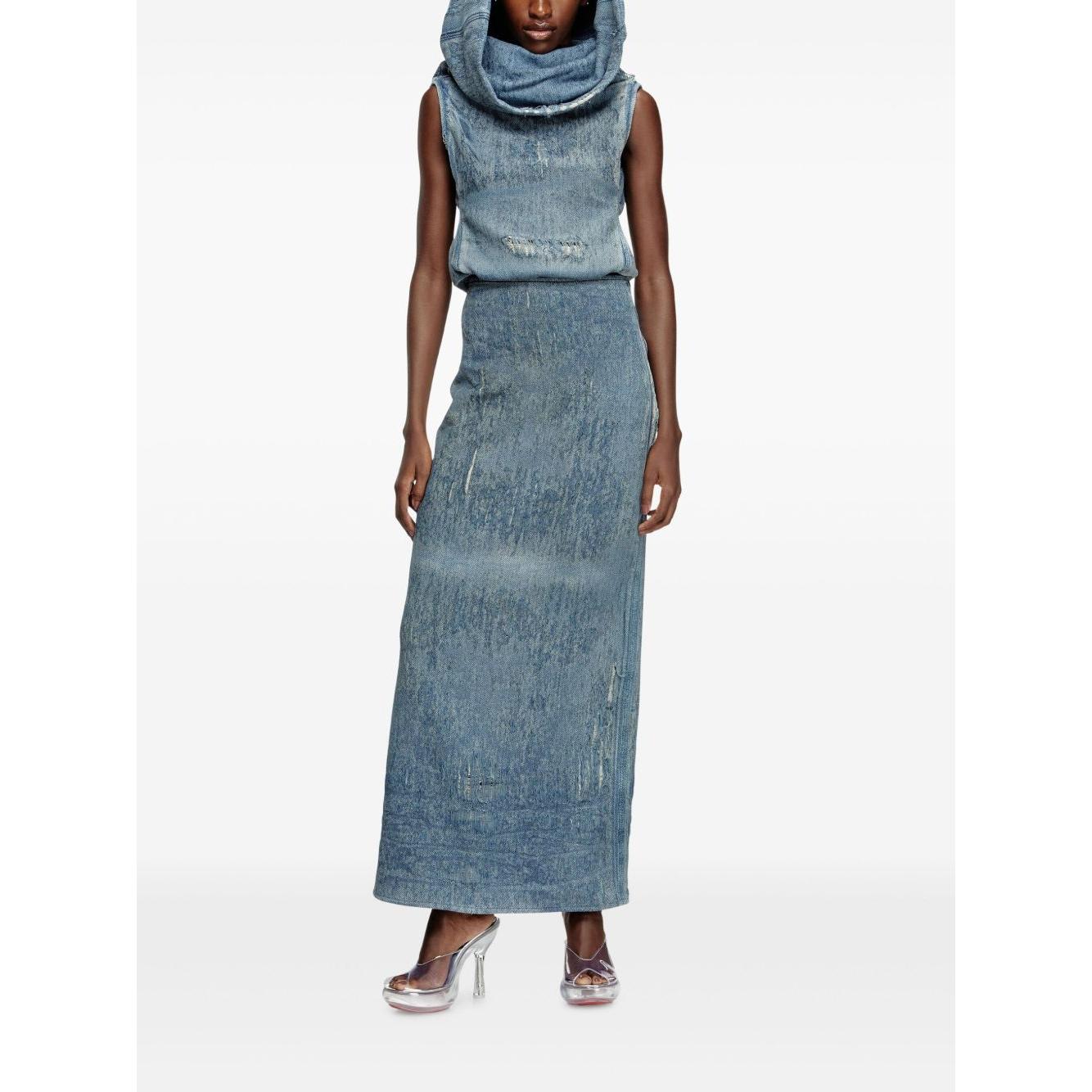 Diesel Skirts Clear Blue Skirts Diesel Dim Gray