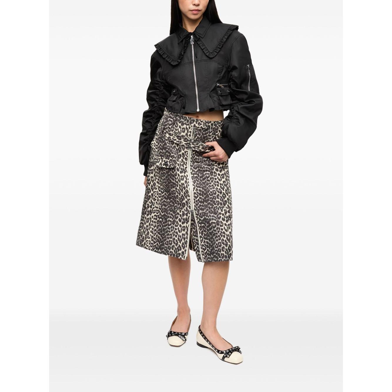 GANNI Coats Black