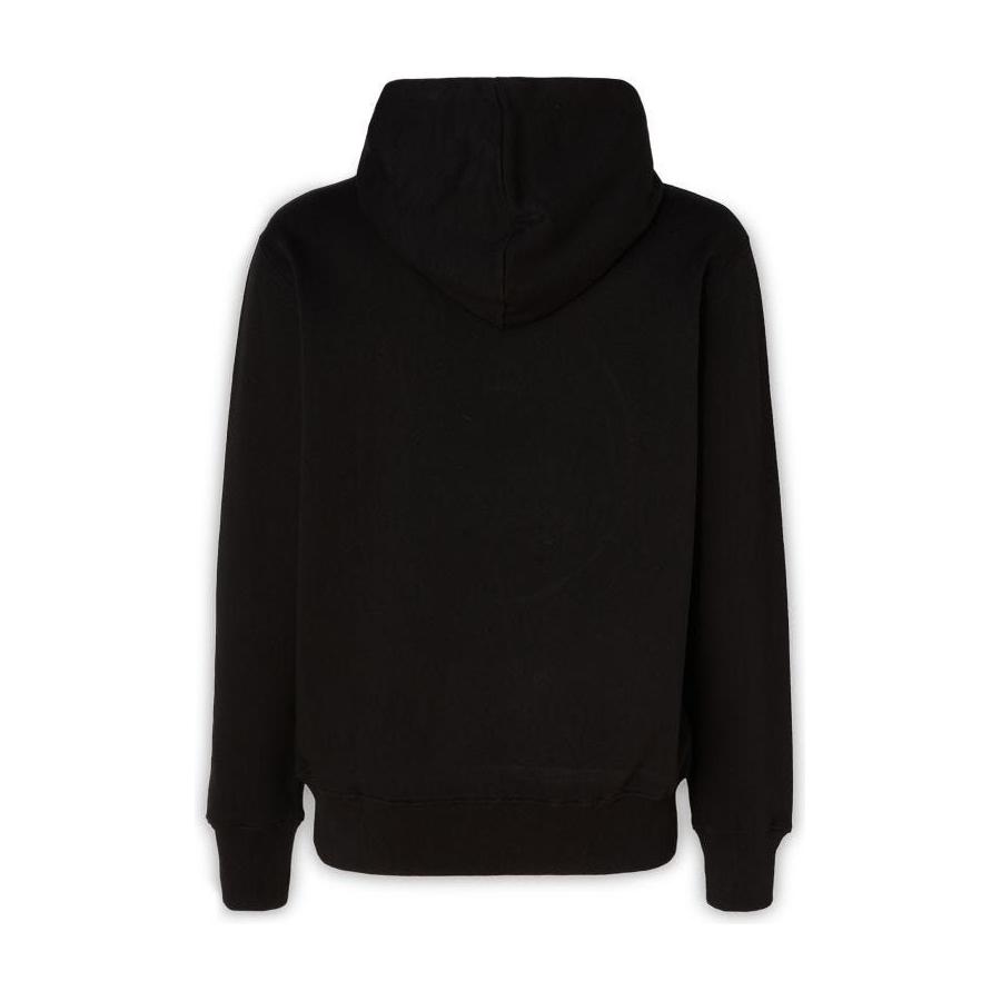 Versace Jeans Stunning Hooded Black Cotton Sweatshirt MAN SWEATERS Versace Jeans Black