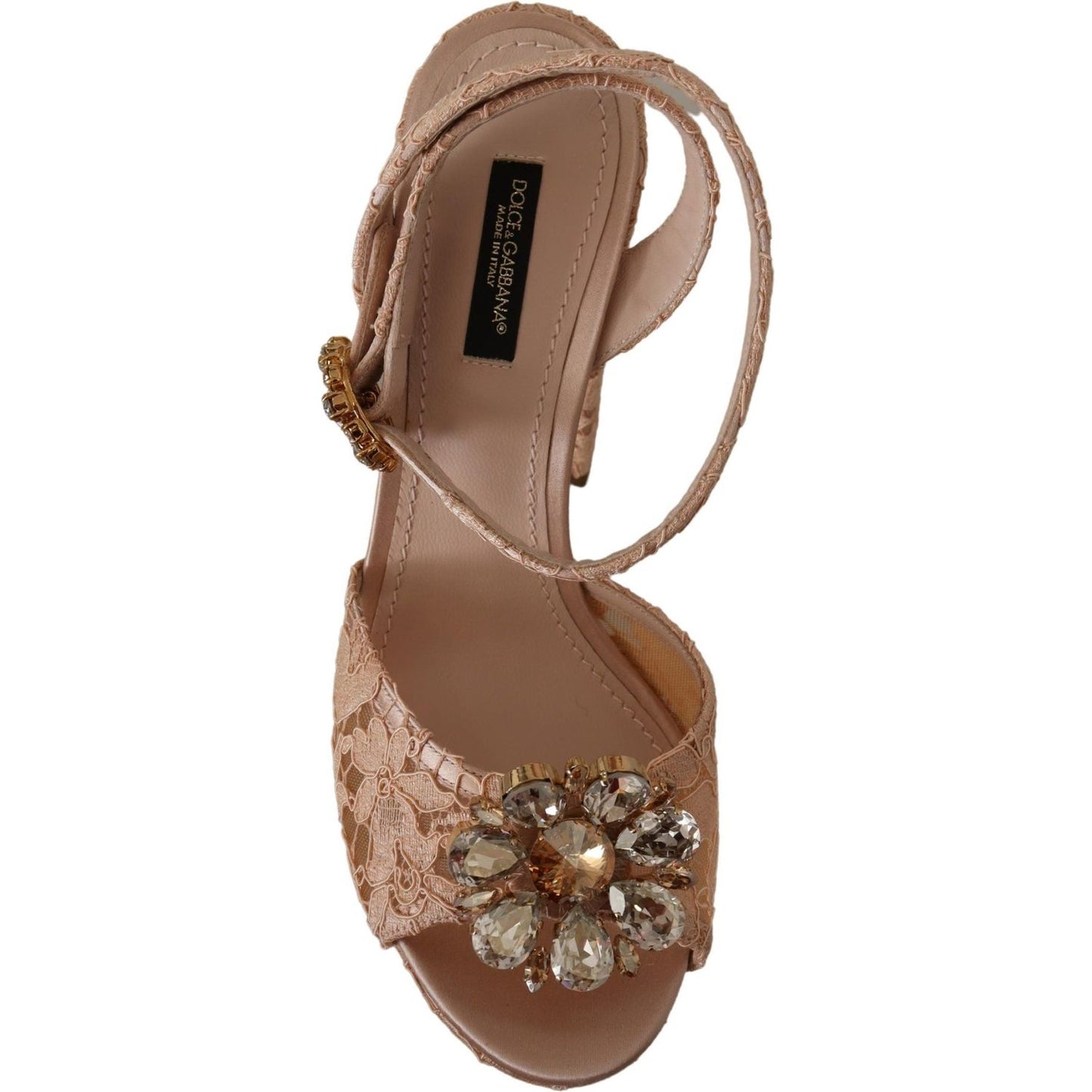 Dolce & Gabbana Elegant Pink Platform Heels Dolce & Gabbana Dim Gray
