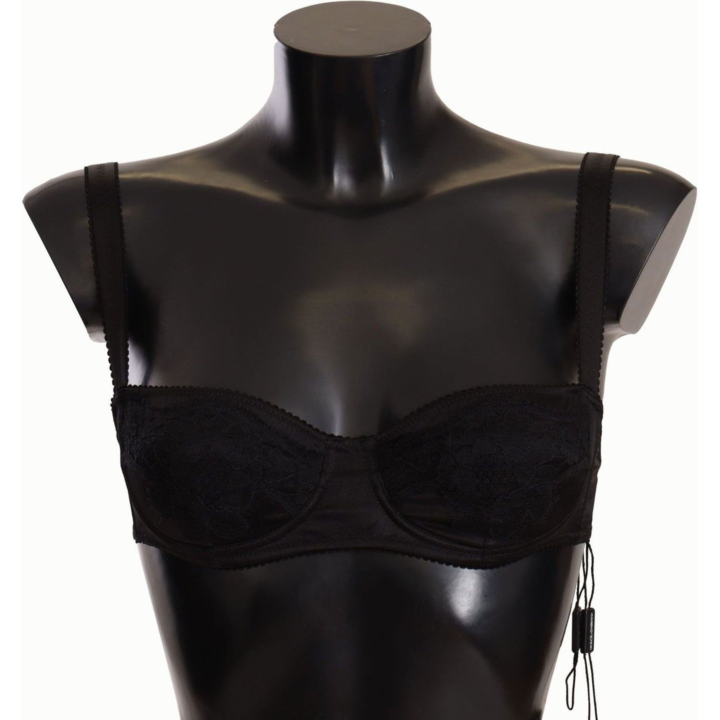 Dolce & Gabbana Sultry Silk Balconette Bra Dolce & Gabbana Black