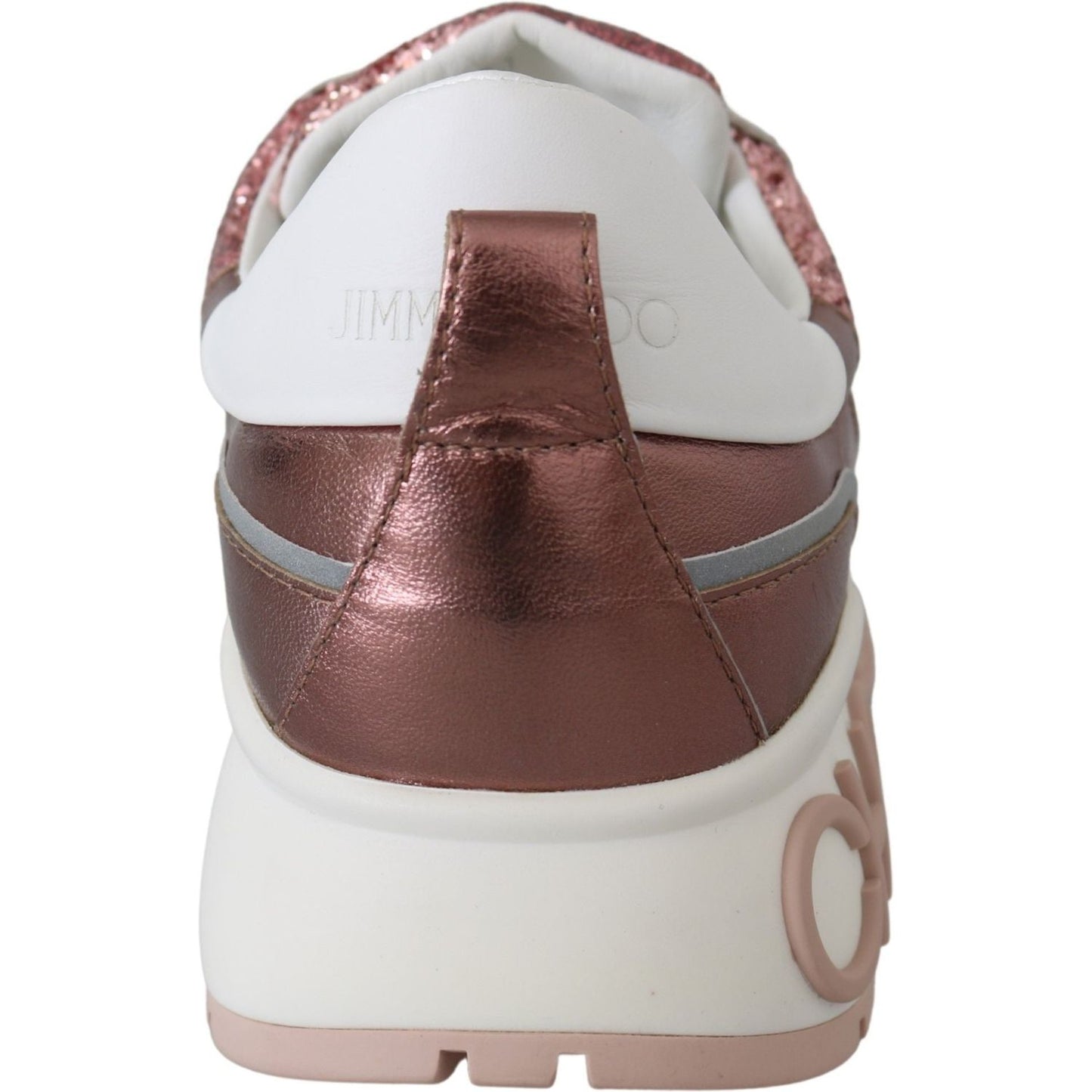 Jimmy Choo Candyfloss Glitter Sneaker Euphoria Jimmy Choo Gray