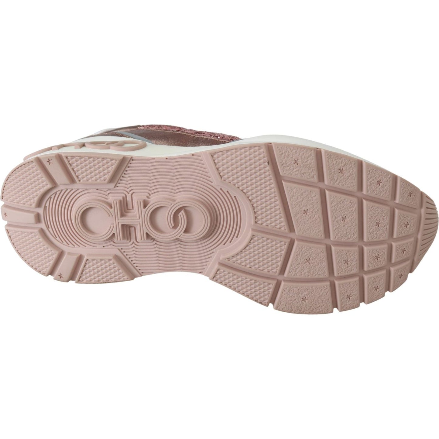 Jimmy Choo Candyfloss Glitter Sneaker Euphoria Jimmy Choo Rosy Brown
