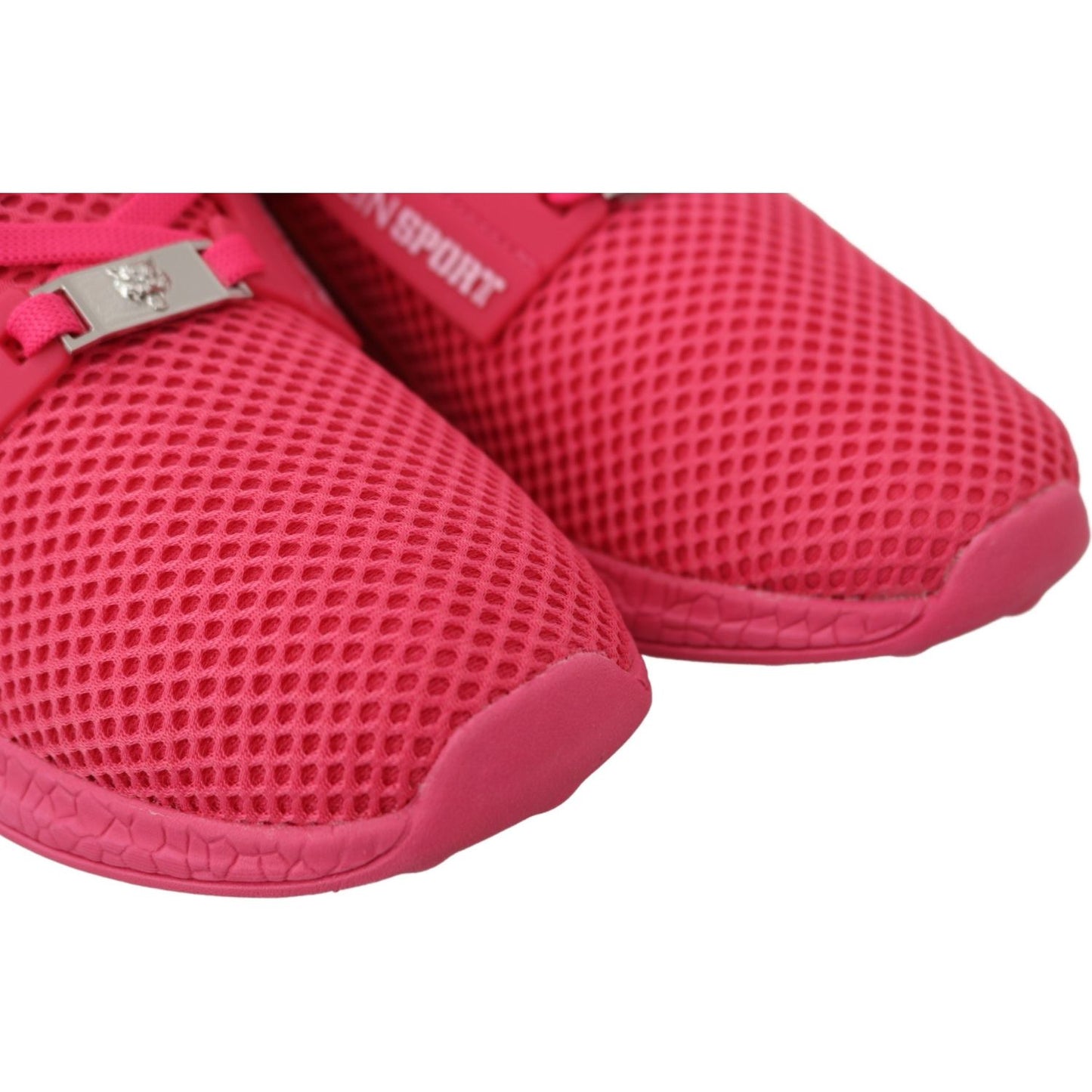 Plein Sport Elegant Fuxia Runner Becky Sneakers Plein Sport Maroon