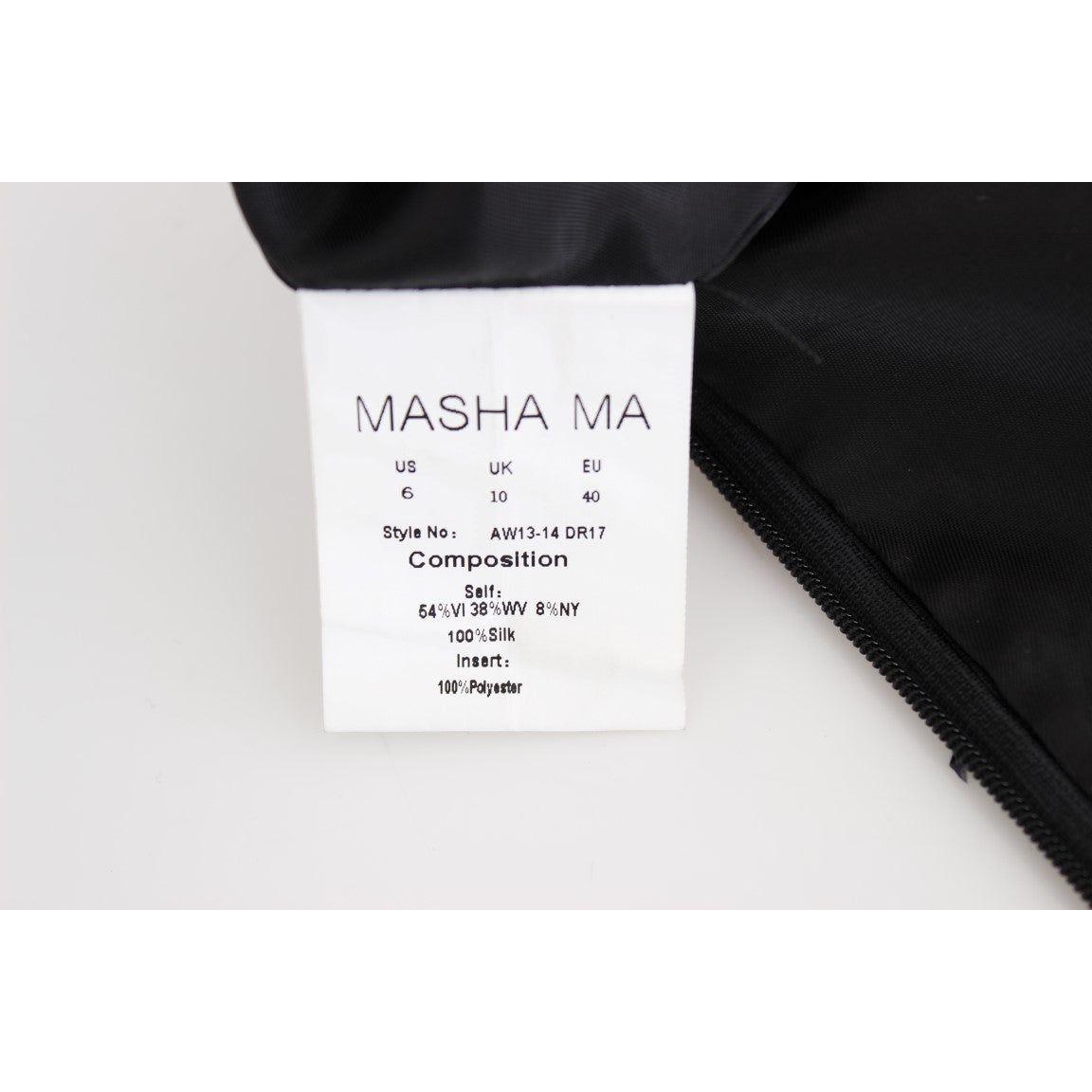Masha Ma Elegant Strapless Black Dress Masha Ma Lavender