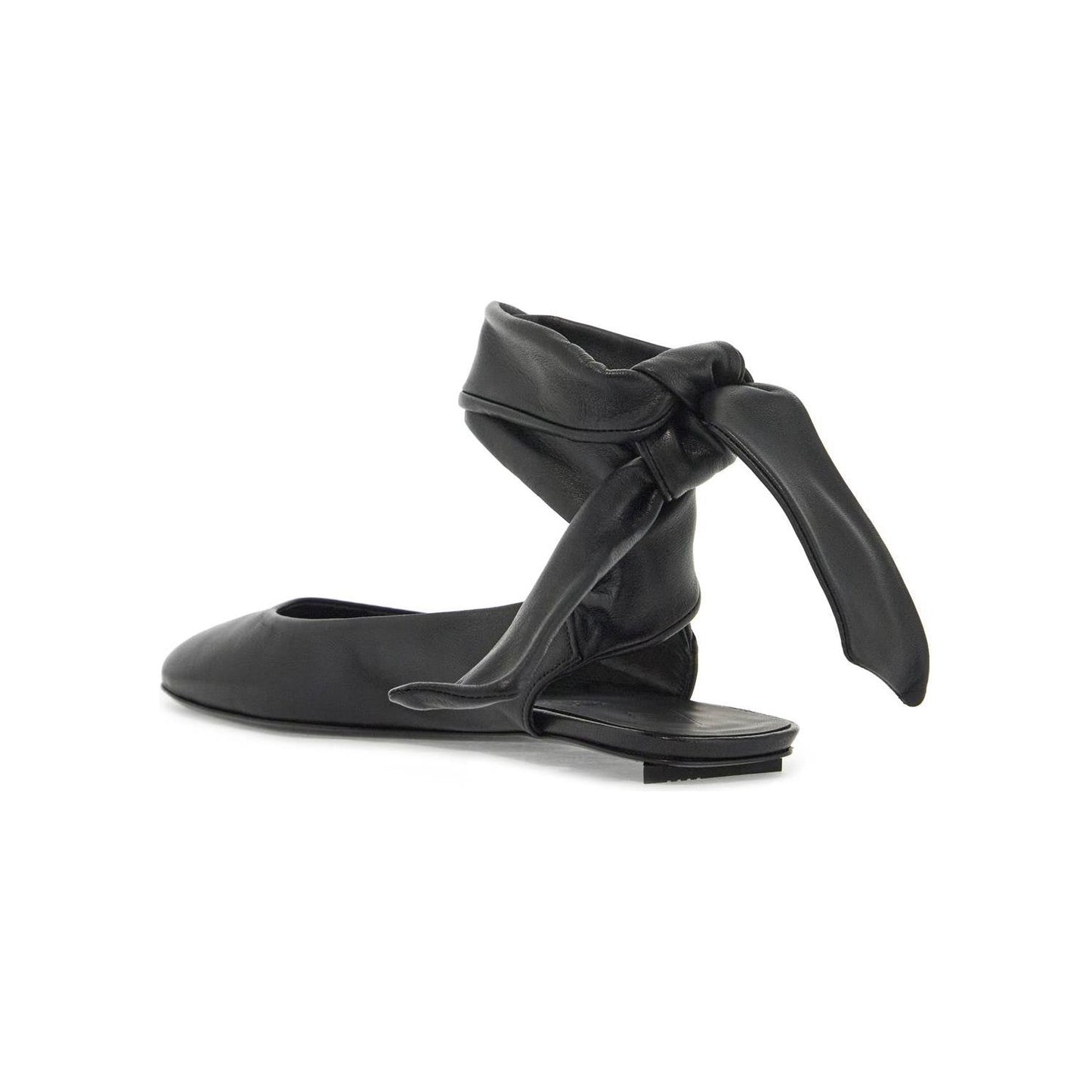 The Attico cloe ballet fl Flat Shoes The Attico Dark Slate Gray