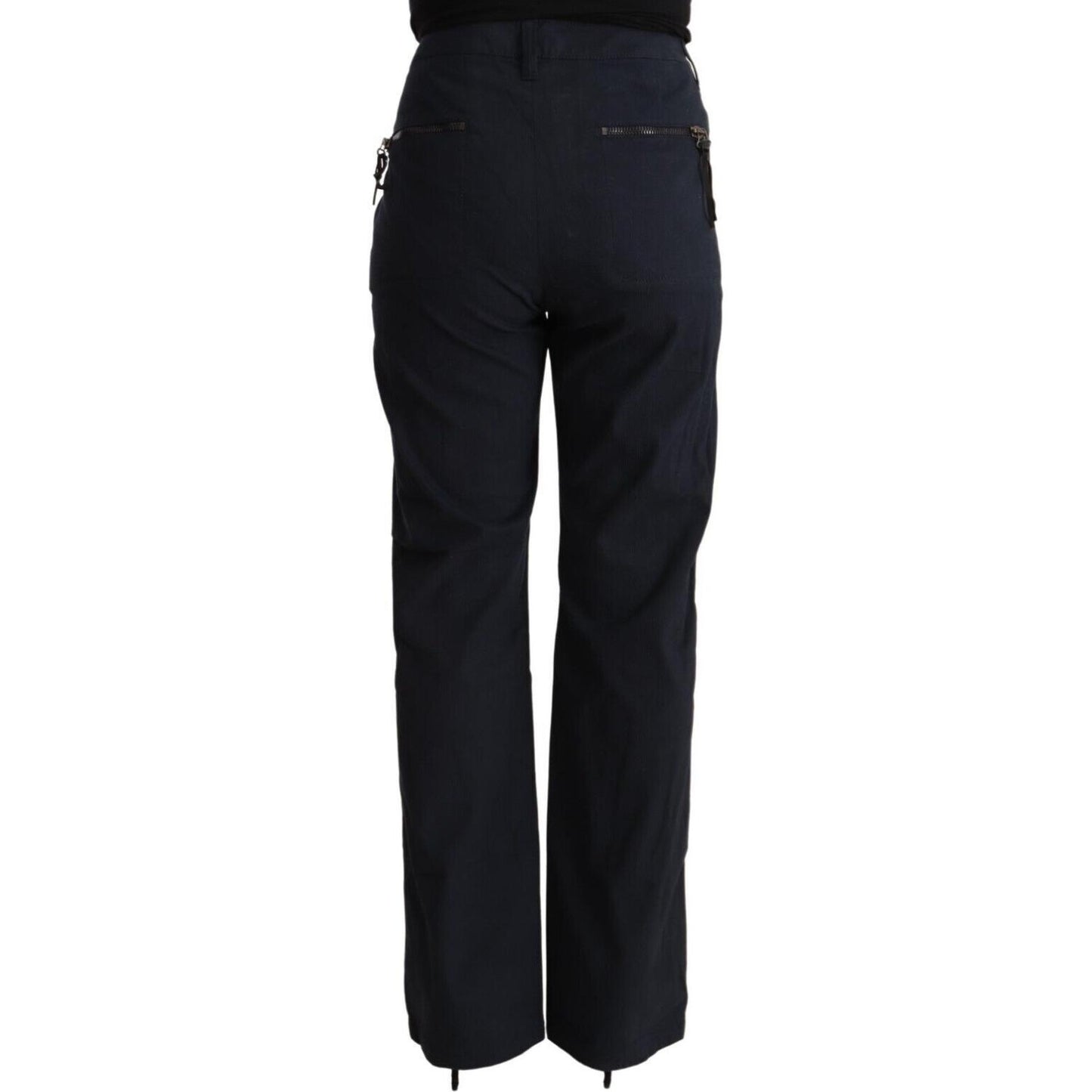 Exte Elegant High Waist Tapered Pants Exte Black