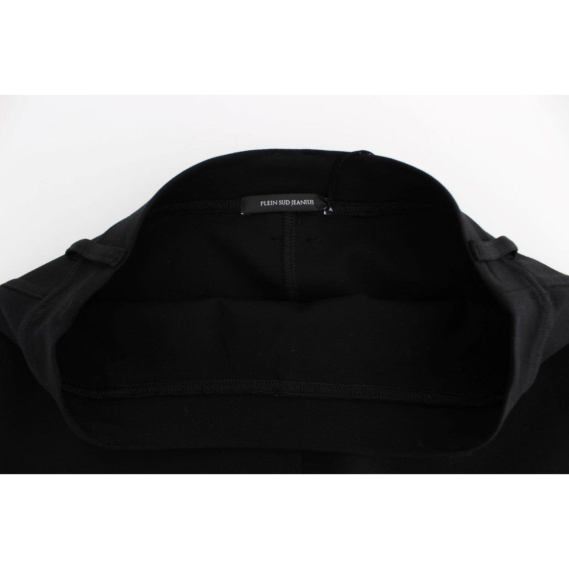 PLEIN SUD Elegant Black Pencil Skirt for Chic Look PLEIN SUD Black
