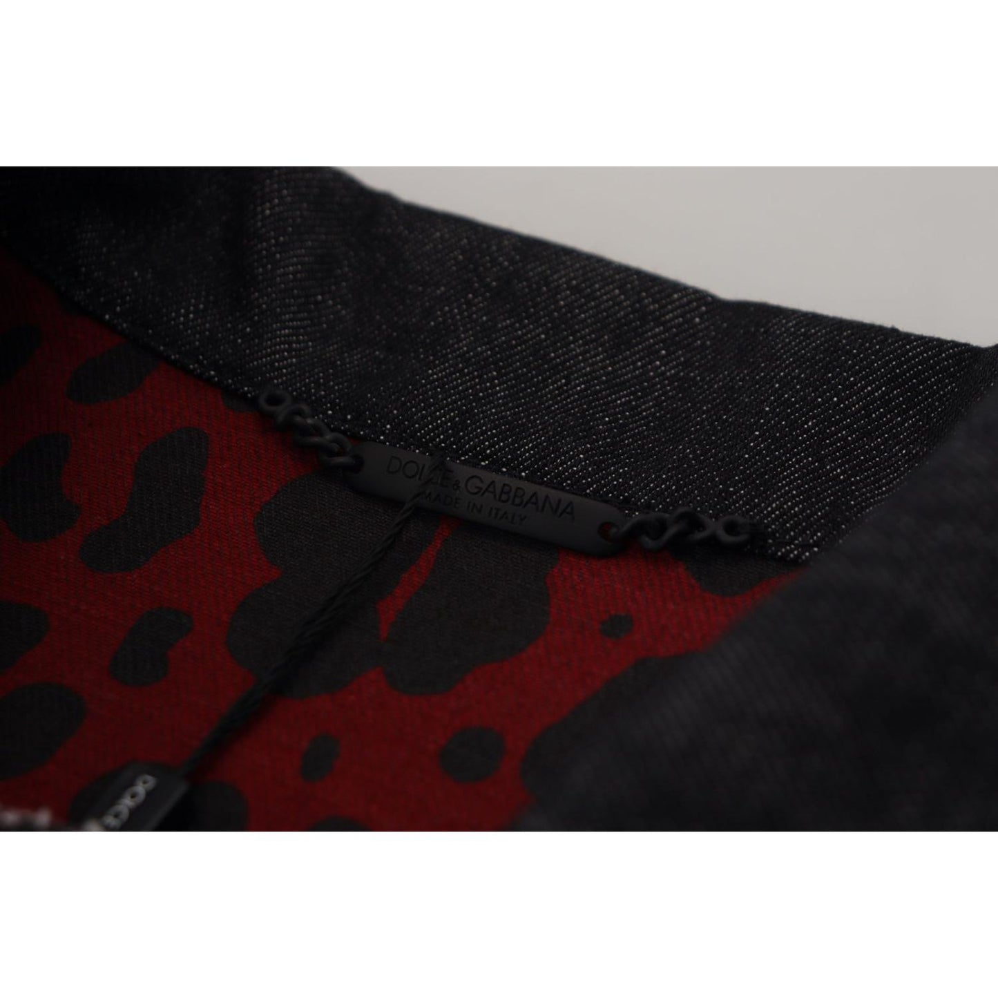 Dolce & Gabbana Elegant Black Denim Jacket Dolce & Gabbana Black