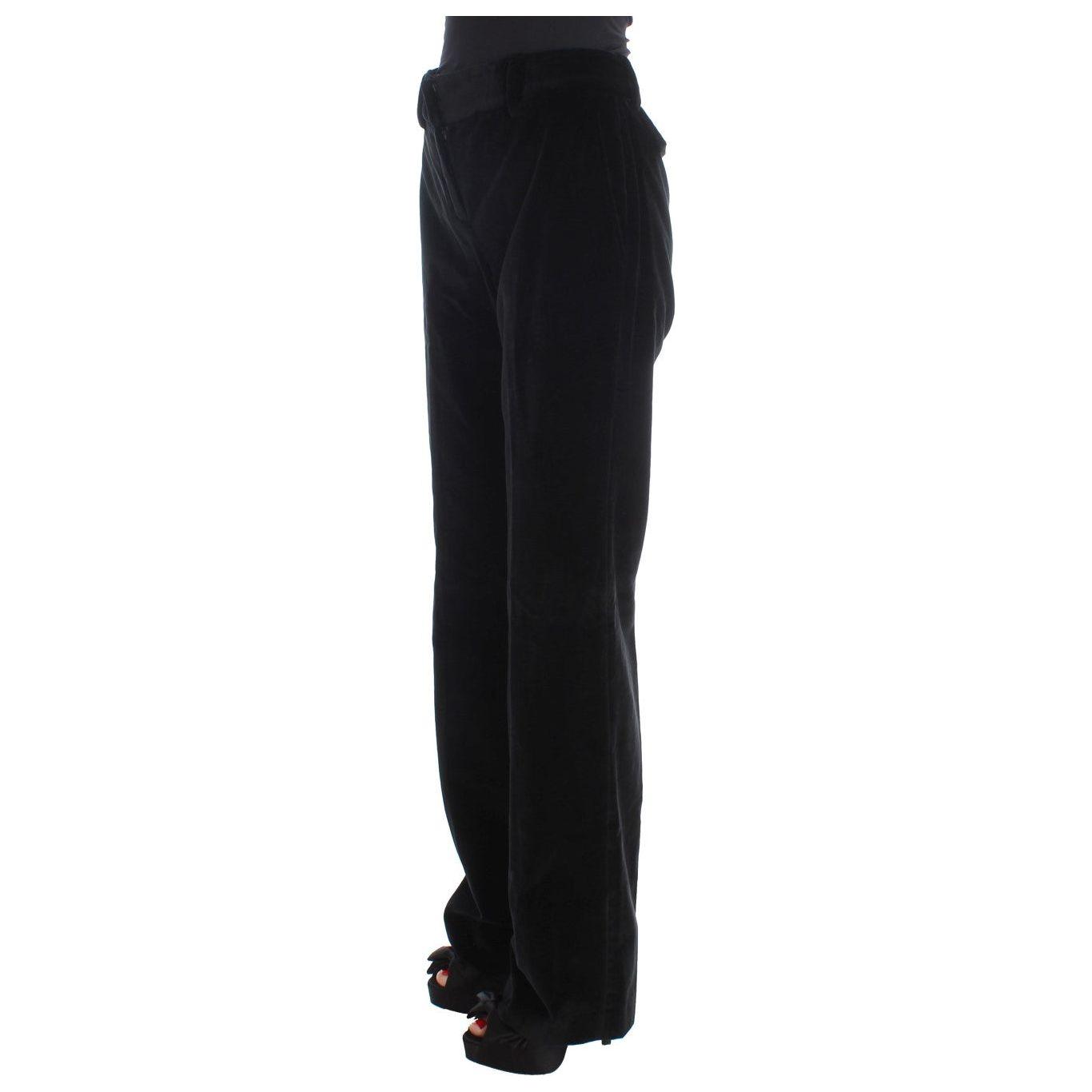 Ermanno Scervino Elegant Black Straight Fit Jeans Jeans & Pants Ermanno Scervino Black