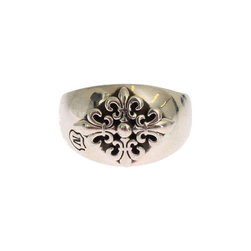 Nialaya Exquisite Silver Statement Ring for Men Ring Nialaya Gray