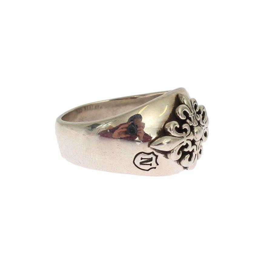 Nialaya Exquisite Silver Statement Ring for Men Ring Nialaya Gray