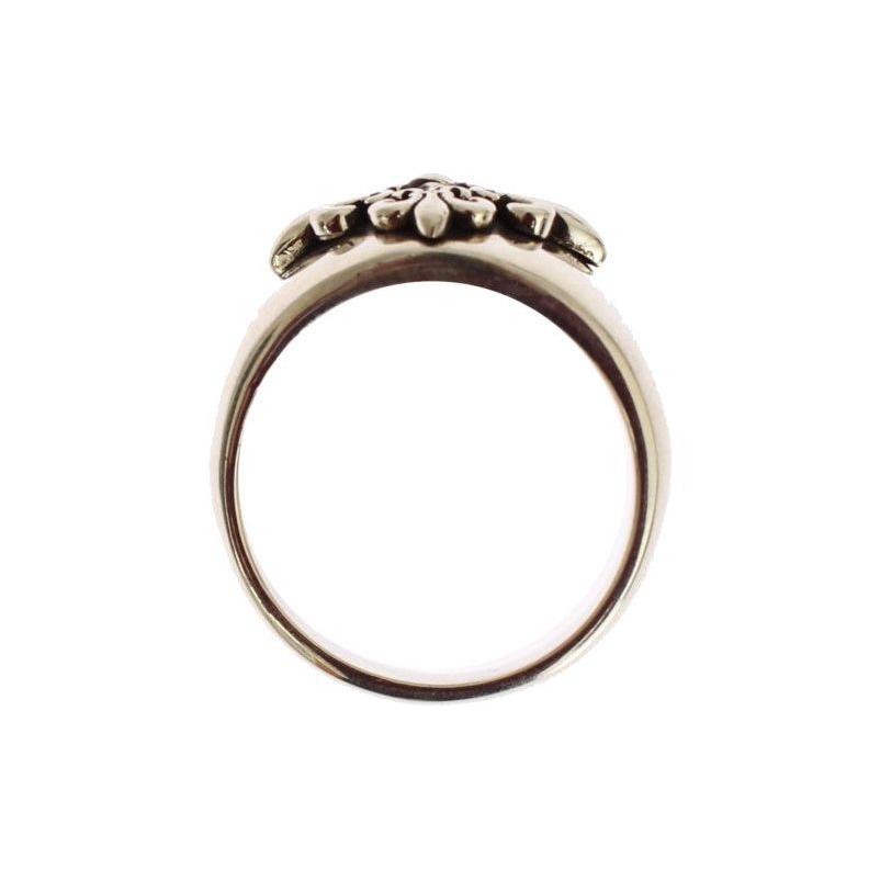 Nialaya Exquisite Silver Statement Ring for Men Ring Nialaya Dark Slate Gray