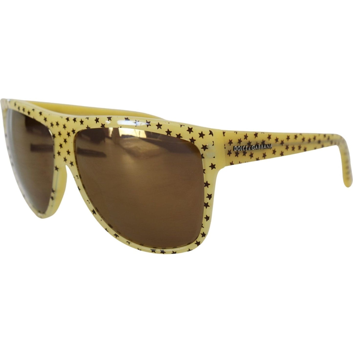 Dolce & Gabbana Stellar Chic Square Sunglasses in Yellow Dolce & Gabbana Dark Olive Green