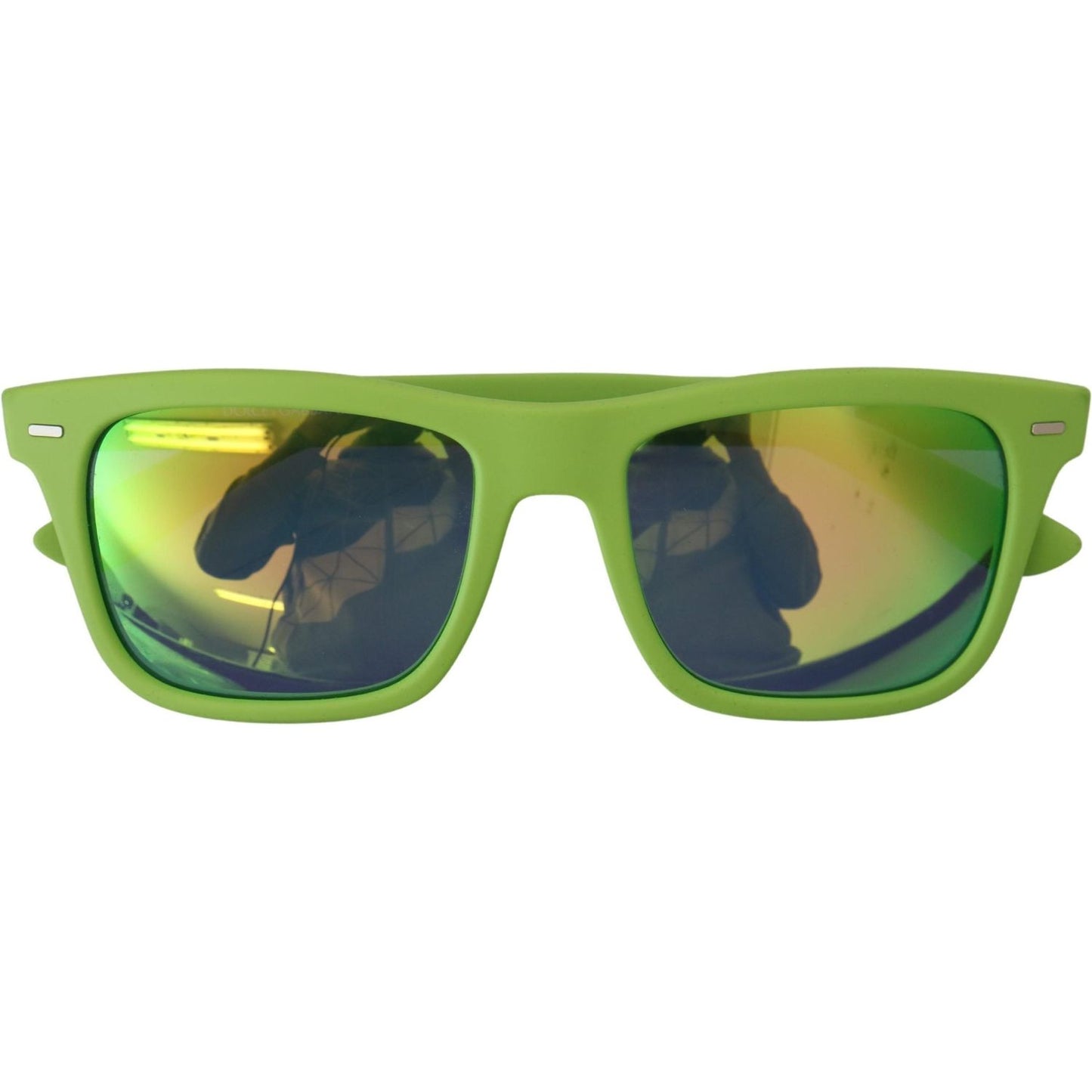 Dolce & Gabbana Acid Green Chic Full Rim Sunglasses Dolce & Gabbana Dim Gray