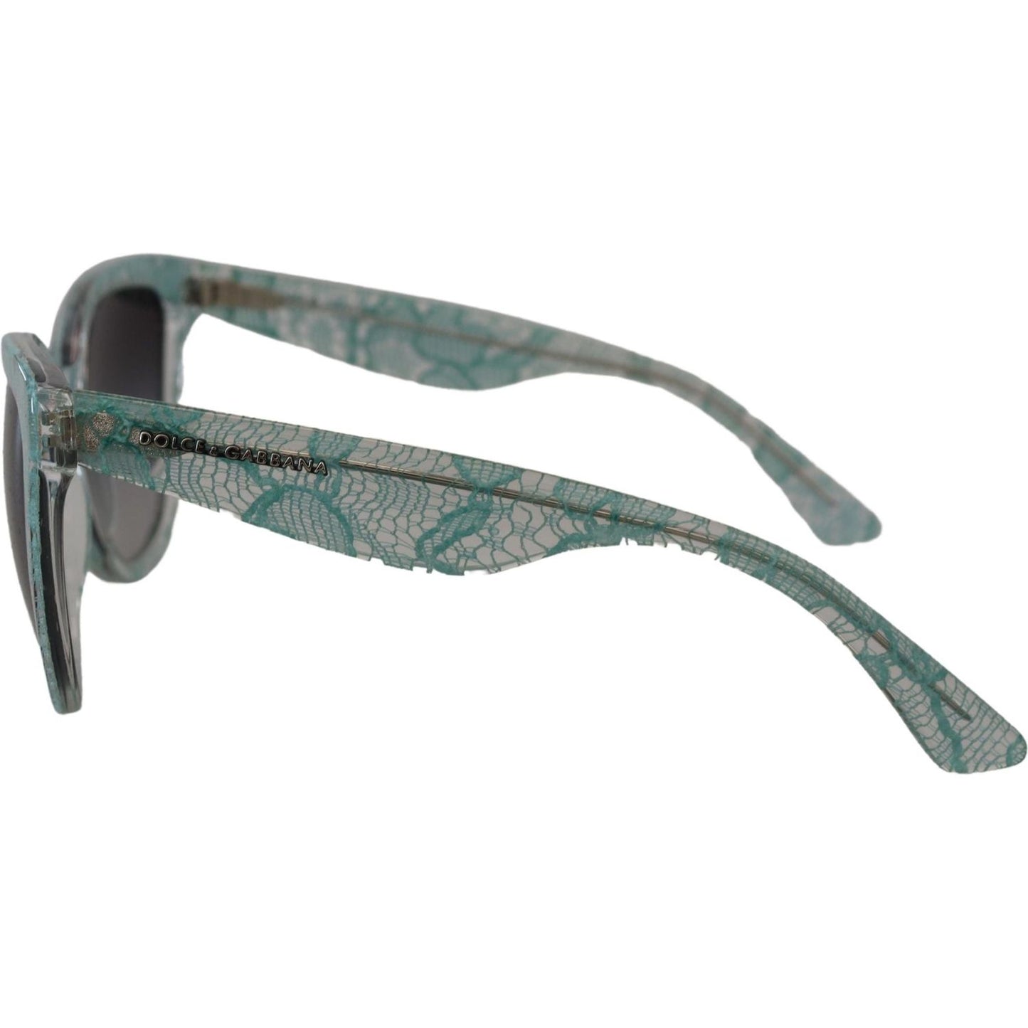 Dolce & Gabbana Elegant Sicilian Lace Designer Sunglasses Dolce & Gabbana Dim Gray