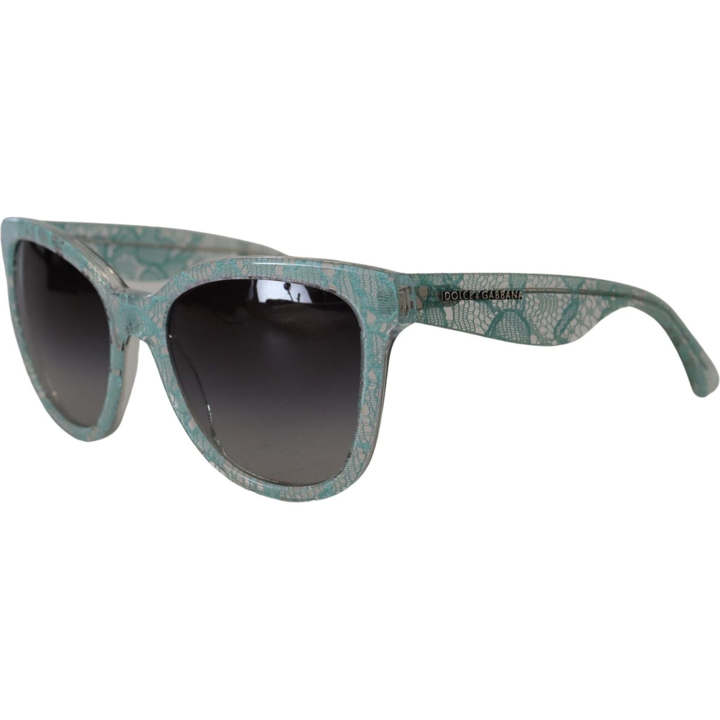 Dolce & Gabbana Elegant Sicilian Lace Designer Sunglasses Dolce & Gabbana Dim Gray
