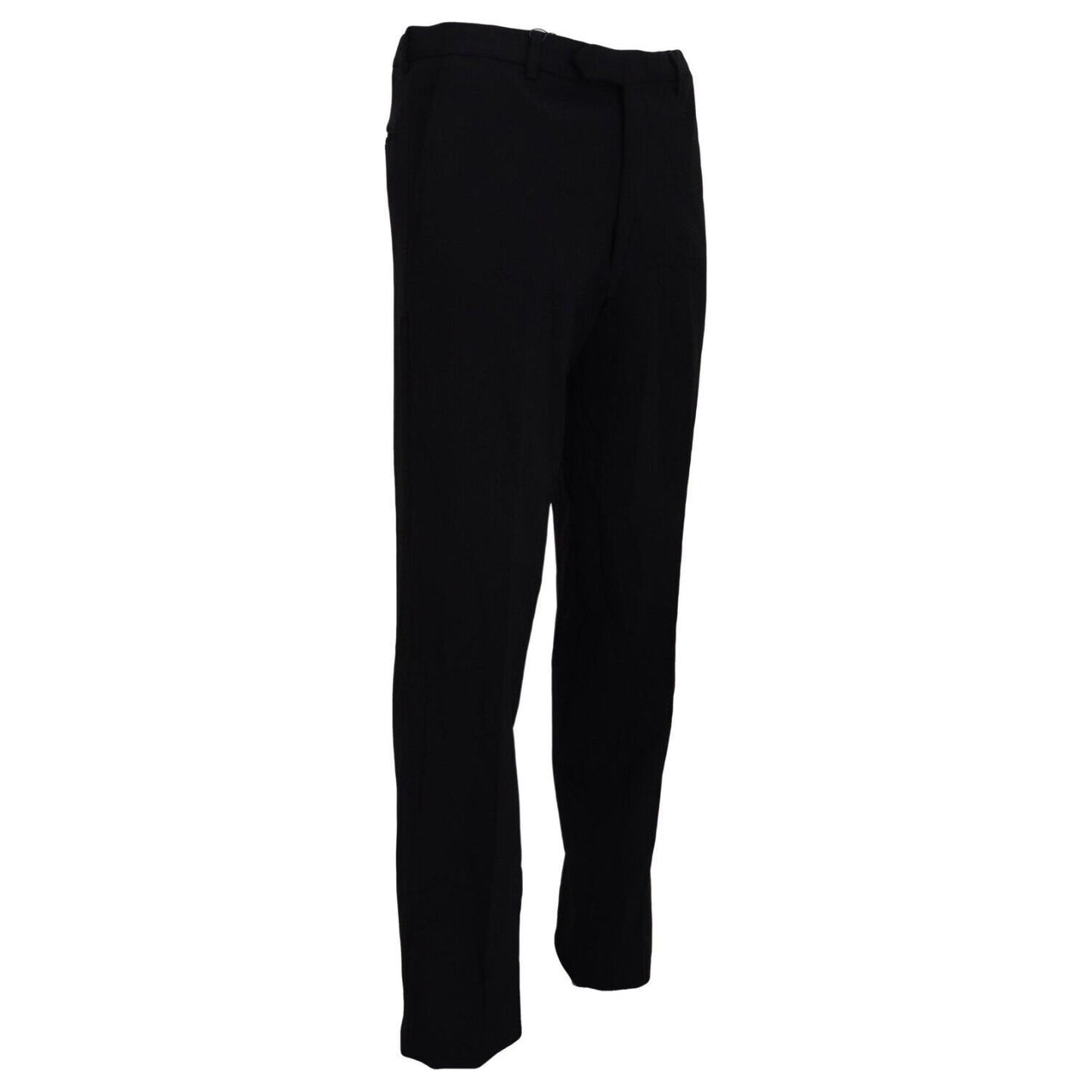 BENCIVENGA Elegant Black MainLine Trousers BENCIVENGA Black