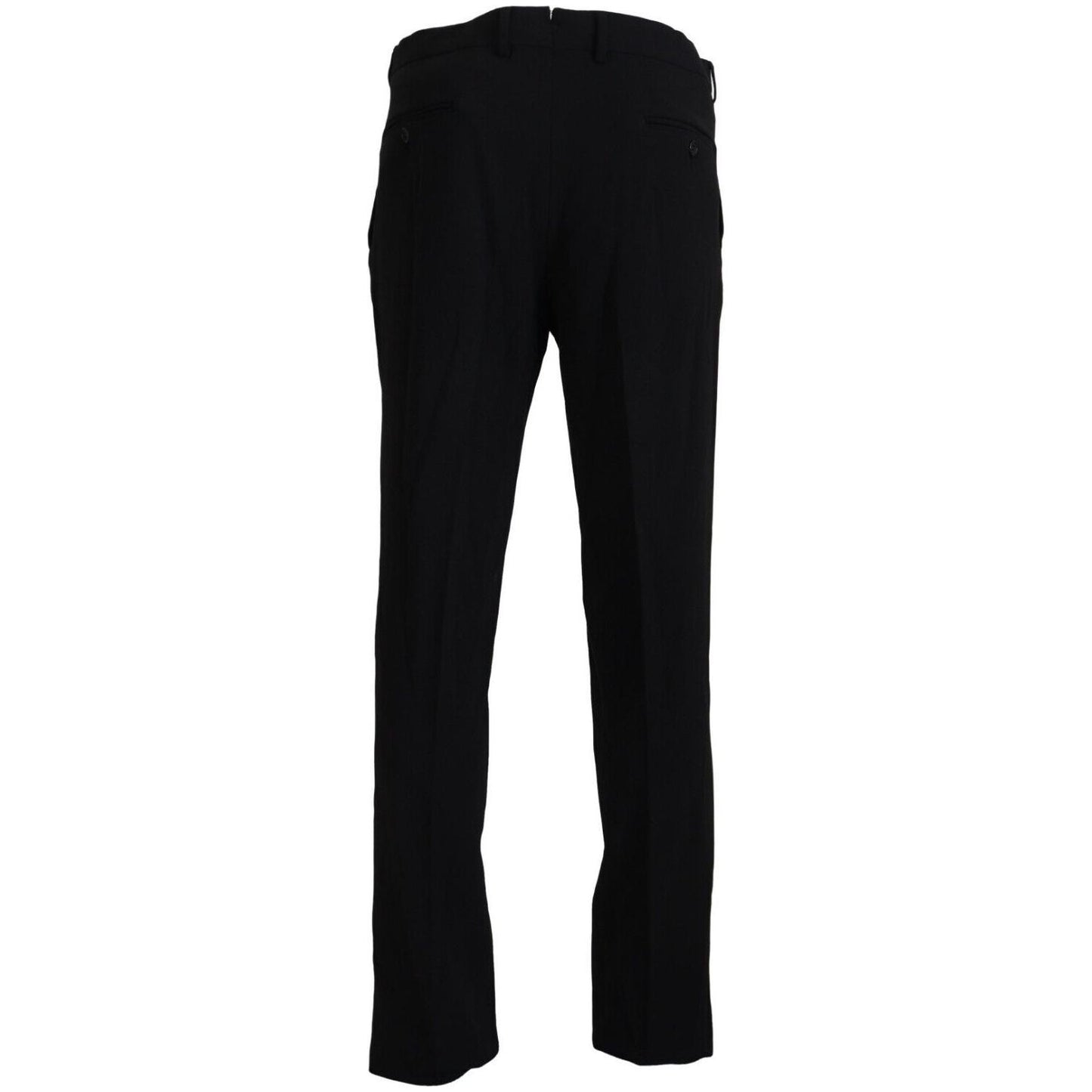 BENCIVENGA Elegant Black MainLine Trousers BENCIVENGA Black