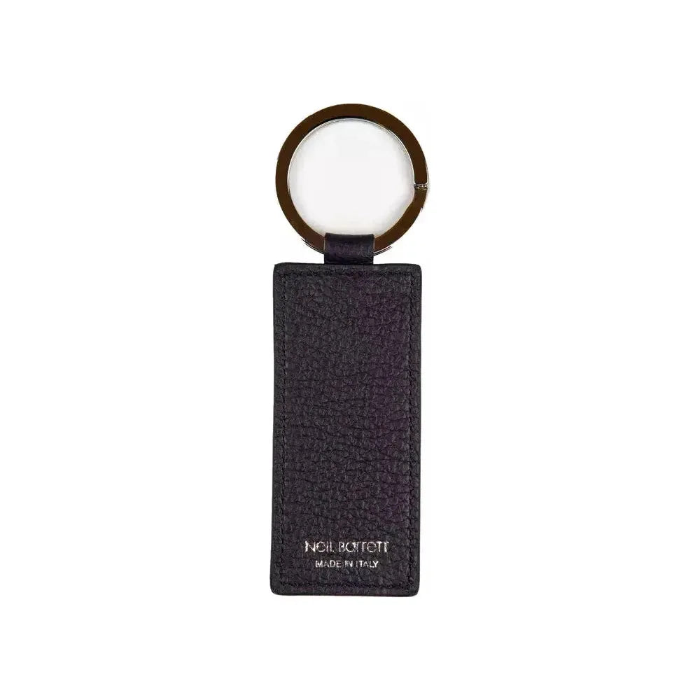 Neil Barrett Blue Leather Men Keychain Neil Barrett Dark Slate Gray