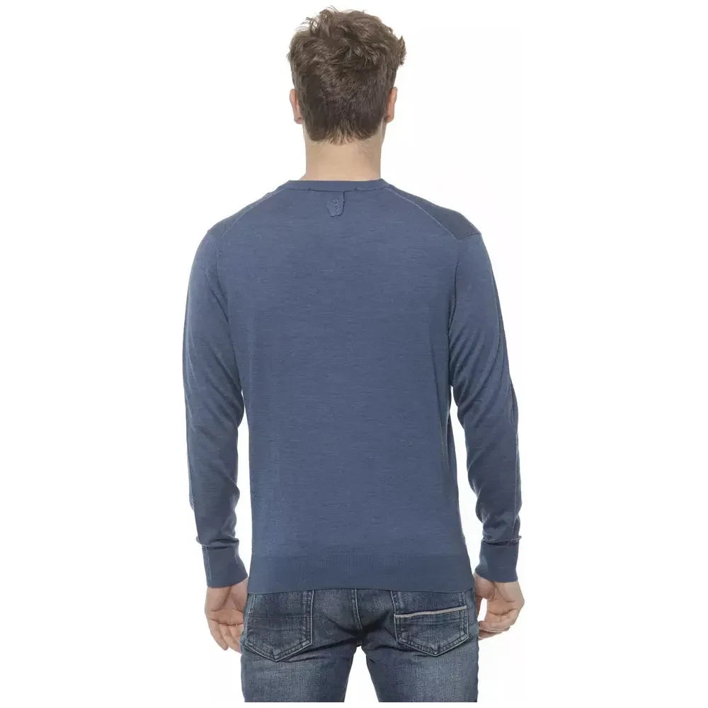 Billionaire Italian Couture Elegant Cashmere V-Neck Men's Sweater Billionaire Italian Couture Dim Gray