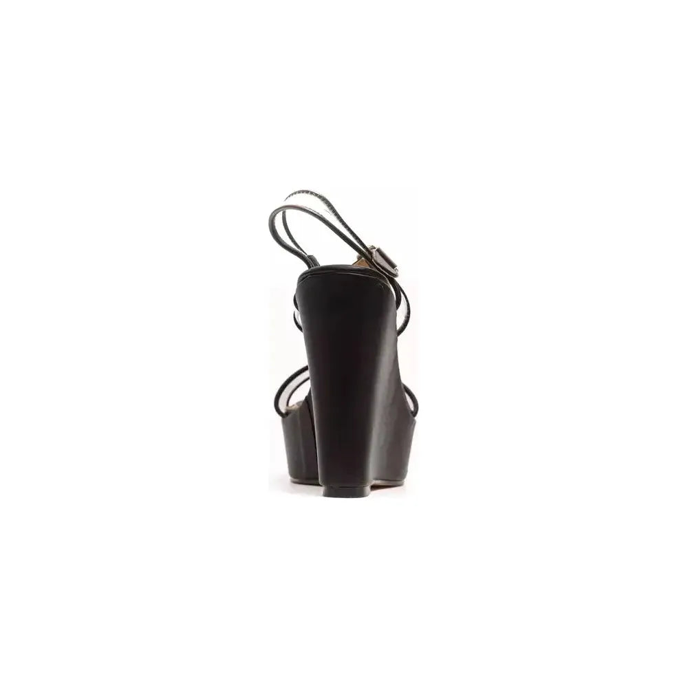 Péché Originel Black Polyethylene Women Sandal Péché Originel Dark Slate Gray