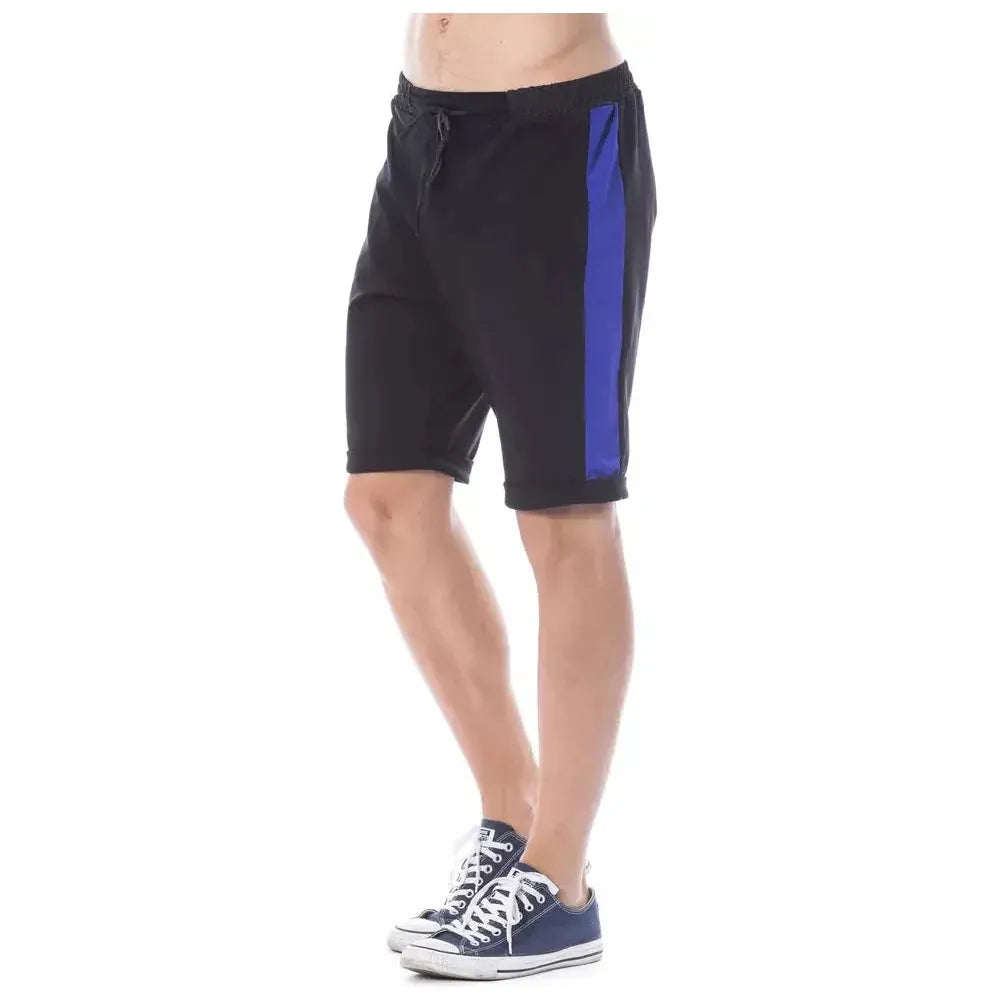 Verri Black Cotton Men Short Verri Dark Slate Gray