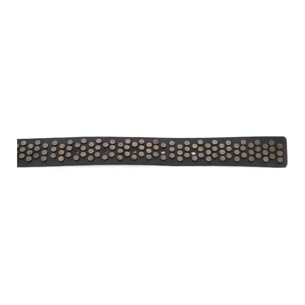 BYBLOS Black Cowhide Women Belt BYBLOS Dark Slate Gray
