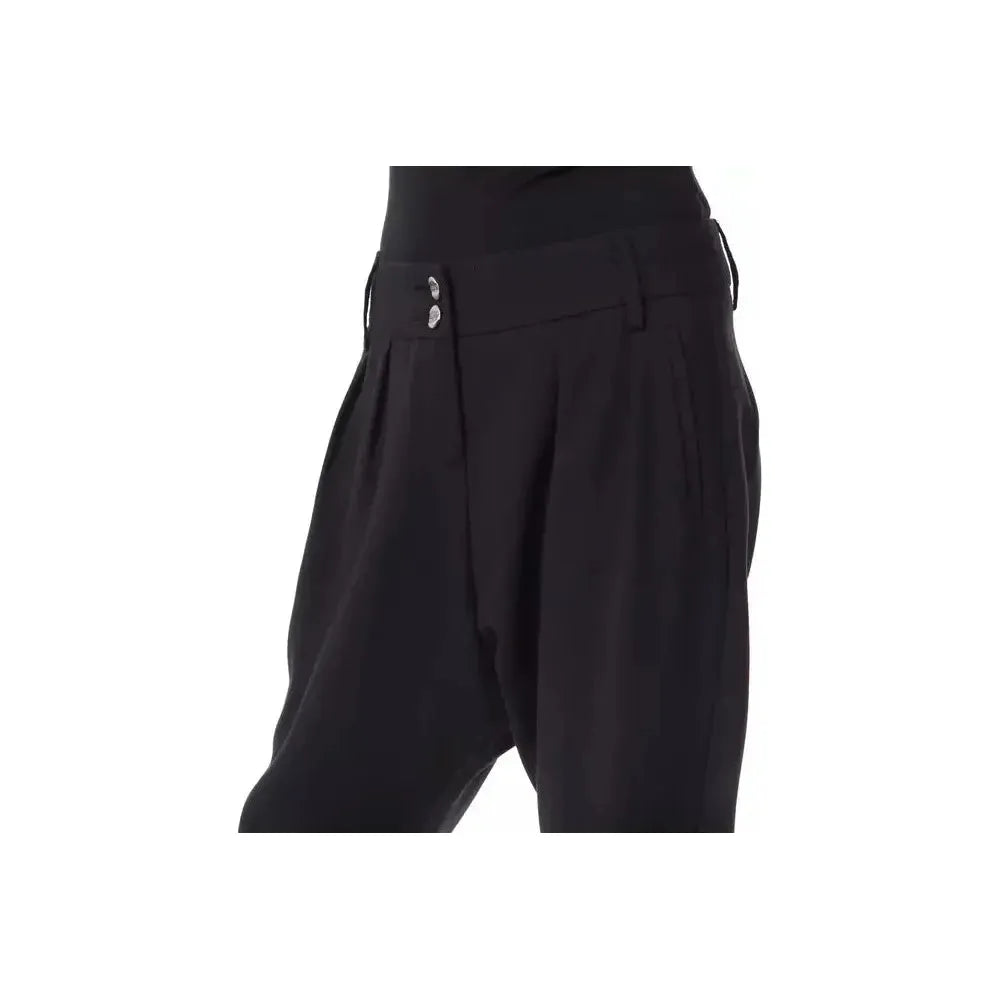 BYBLOS Black Polyester Women Pant BYBLOS Black