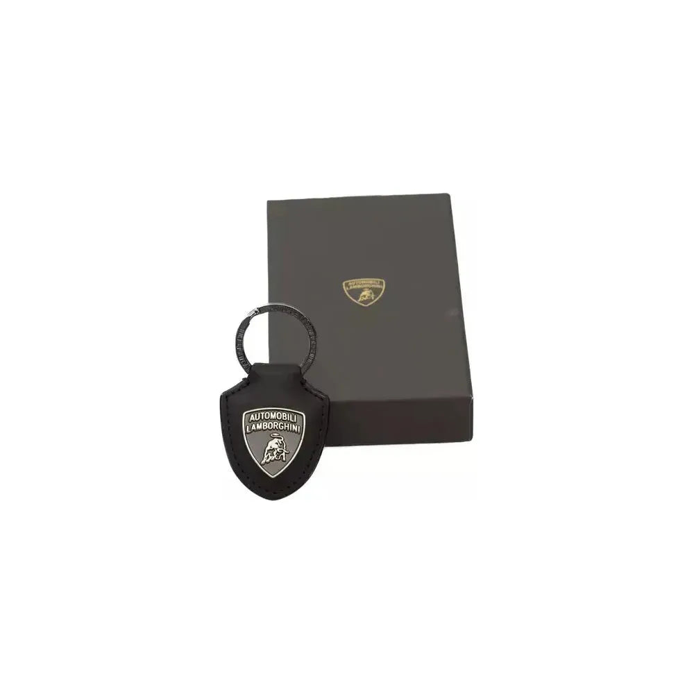 Automobili Lamborghini Black Other Fibres Men Keychain Automobili Lamborghini Dark Slate Gray