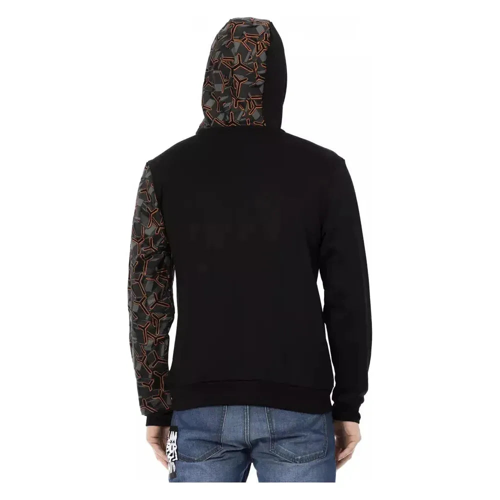 Automobili Lamborghini Black Cotton Men's Hoodie Automobili Lamborghini Black
