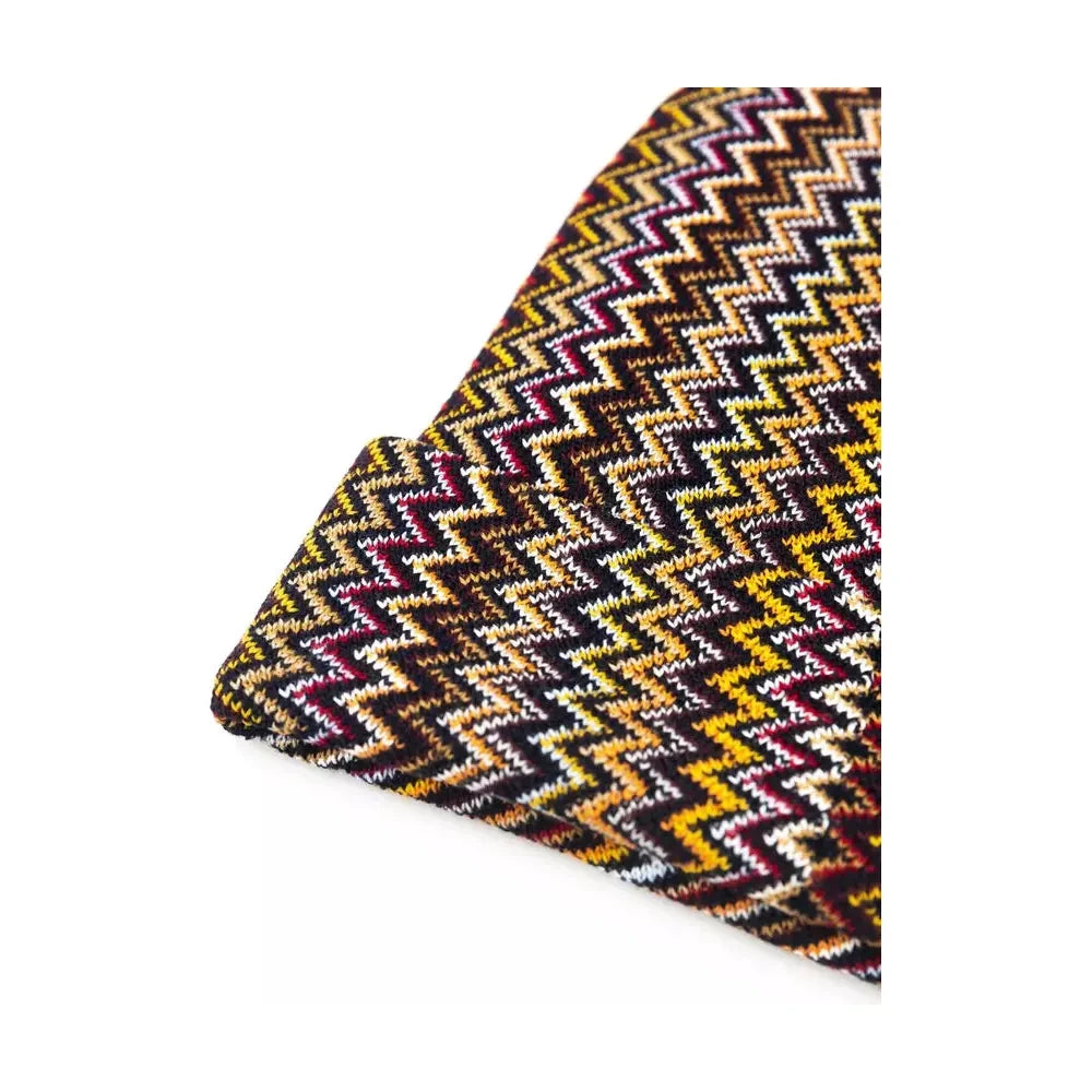 Missoni Multicolor Wool Men Hat Missoni Wheat