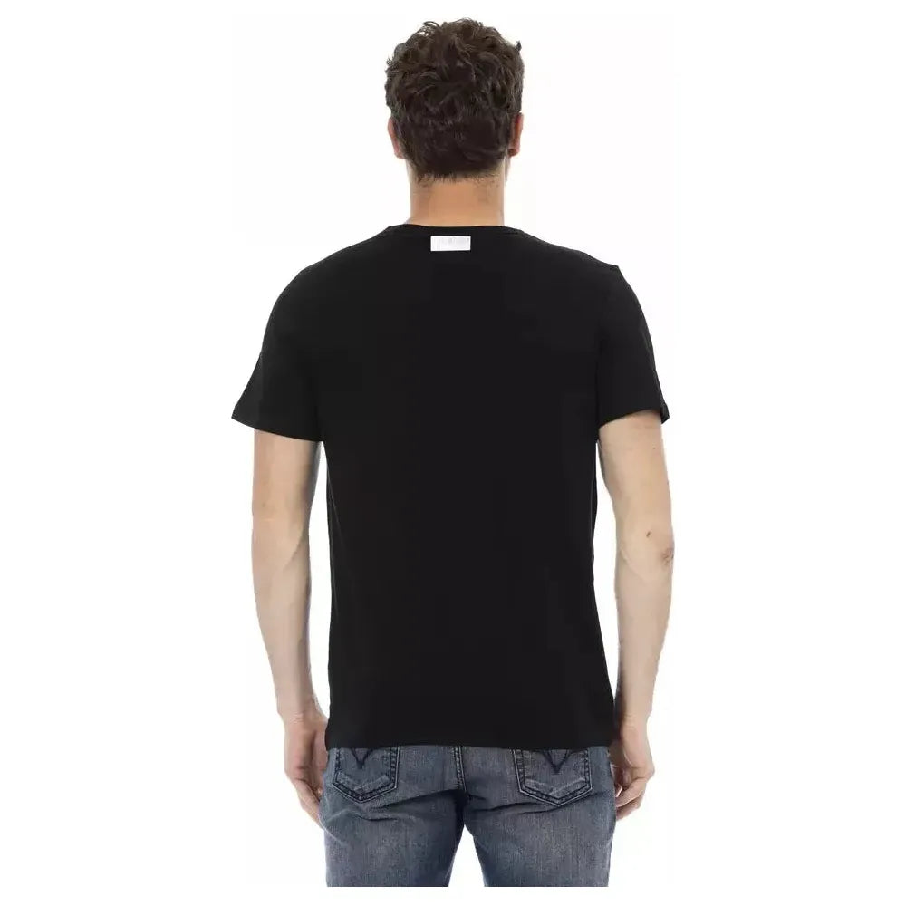 Bikkembergs Black Cotton Men T-Shirt Bikkembergs Tan