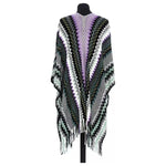 Missoni Multicolor Wool Women Poncho MI-22222-UNISEX